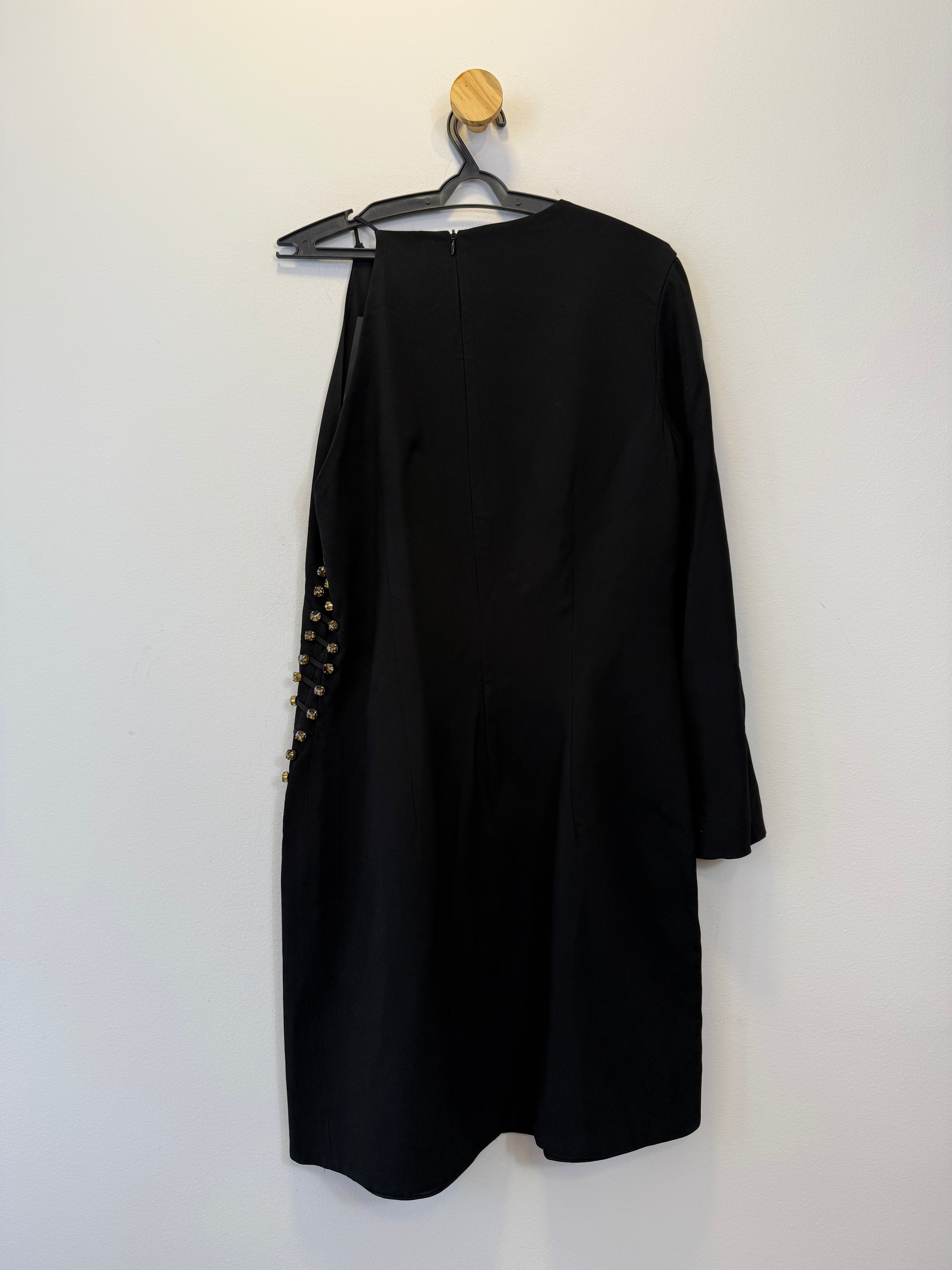 Vestido Preto Uma Manga