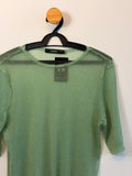 Blusa Verde com Transparência