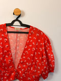 Blusa Cropped Vermelha