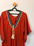 Vestido Terracota Simone Franco