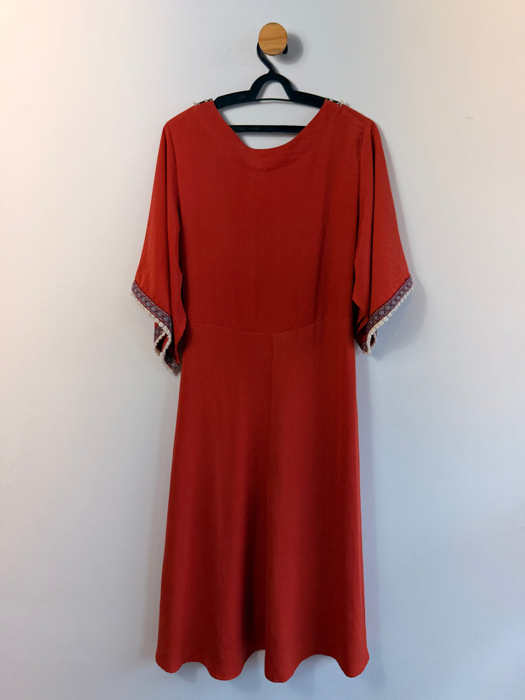 Vestido Terracota Simone Franco