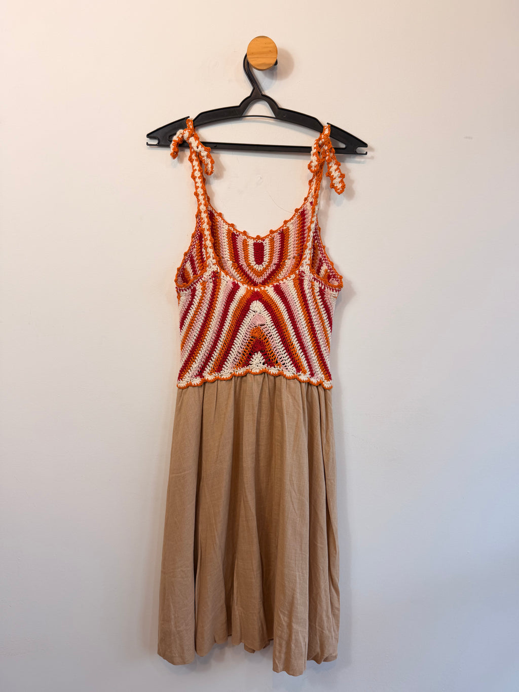 Vestido Tricot e Linho Bianza