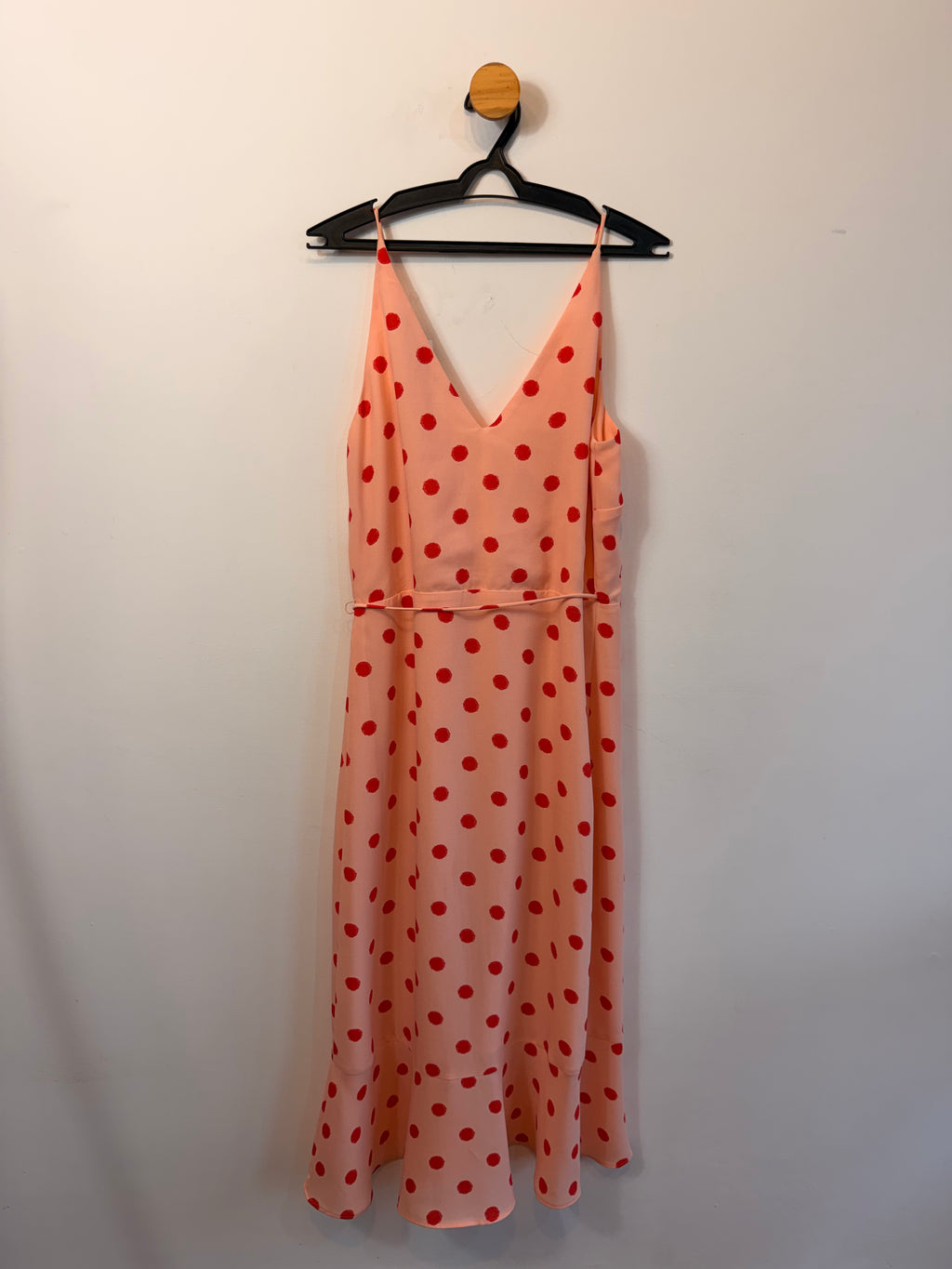 Vestido Poá Shoulder