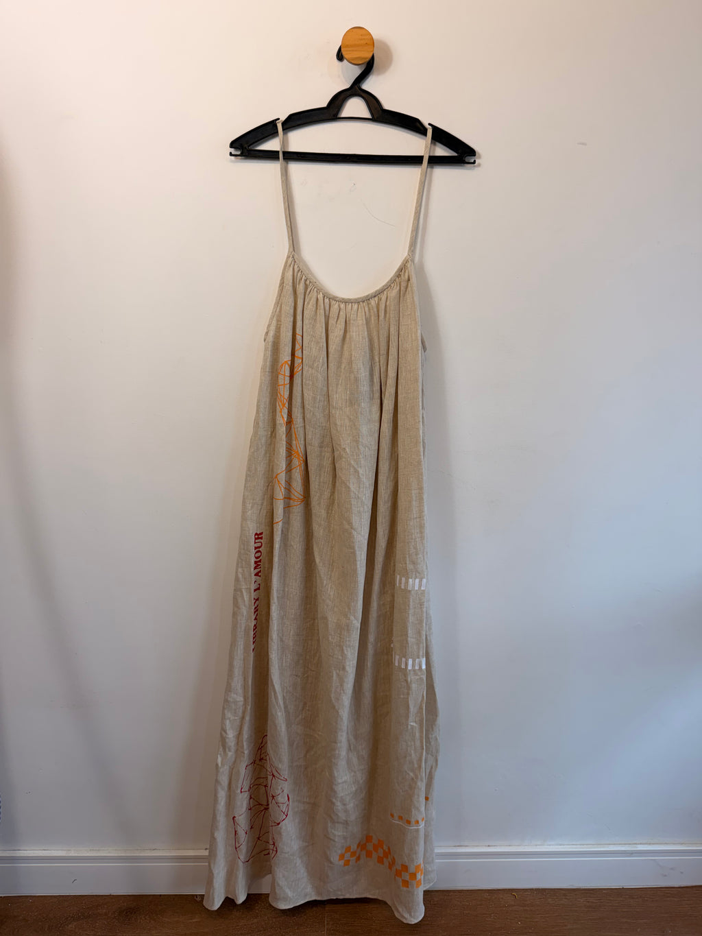 Vestido 100% Linho Paula Raia