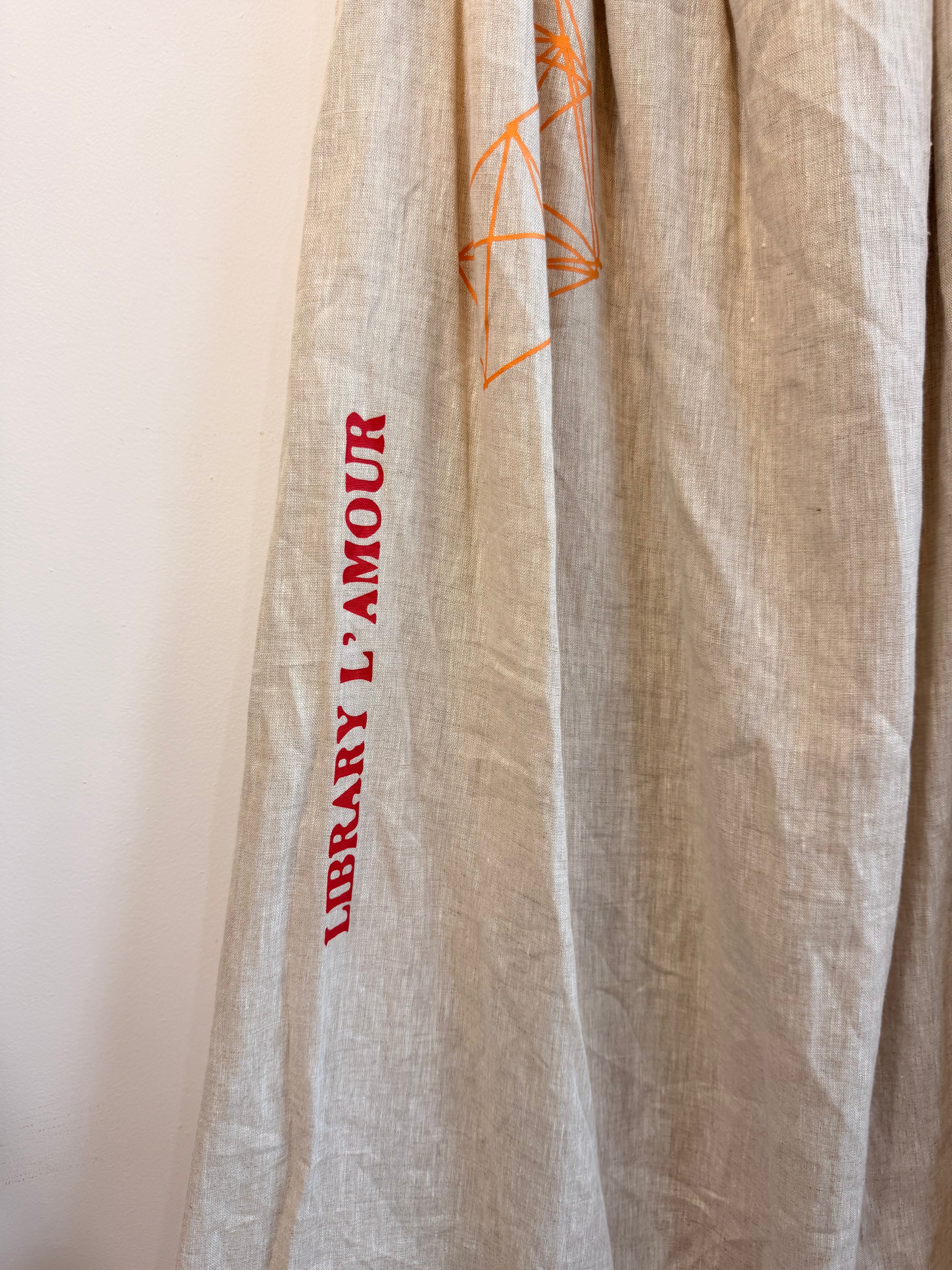 Vestido 100% Linho Paula Raia