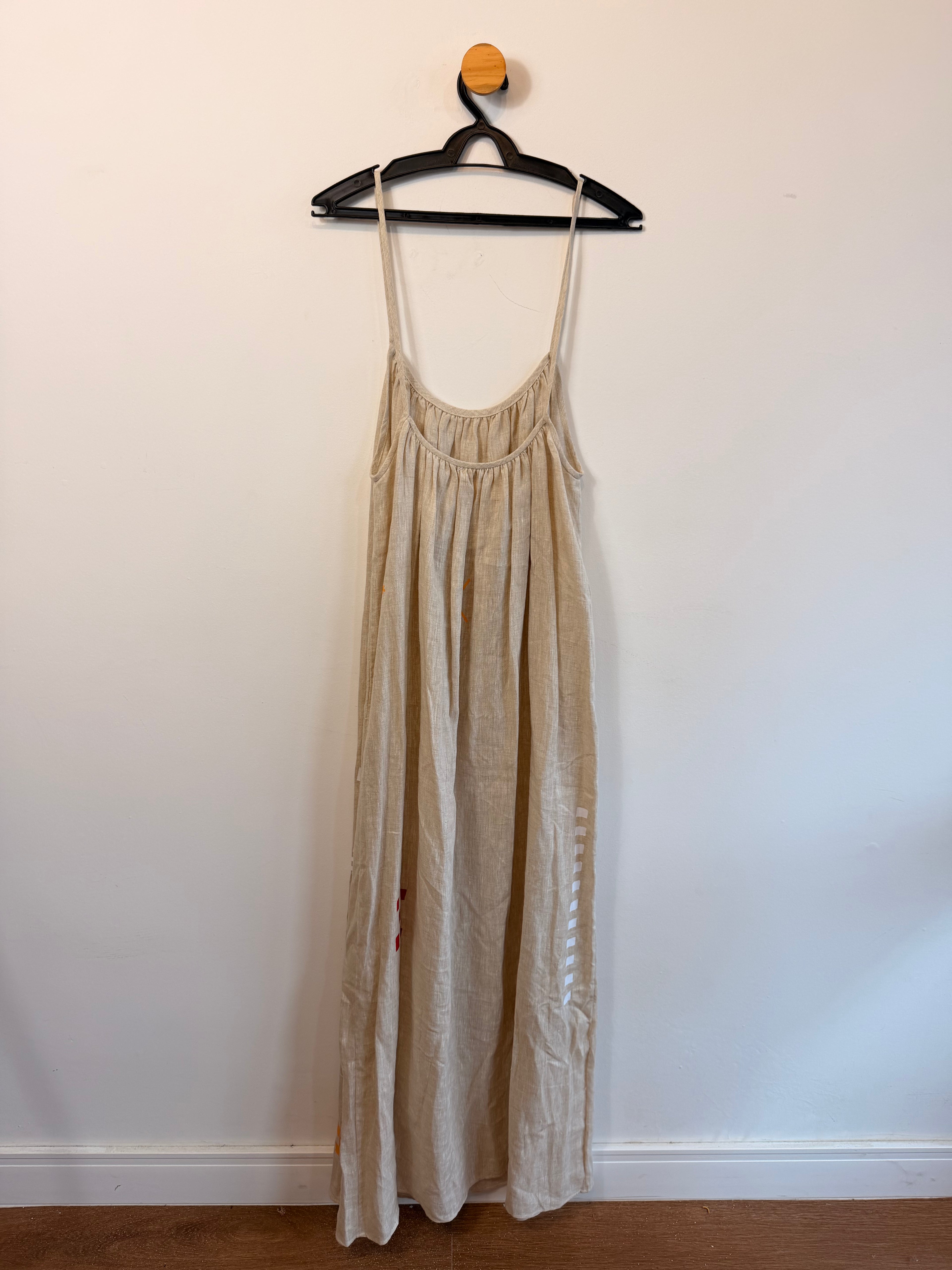 Vestido 100% Linho Paula Raia