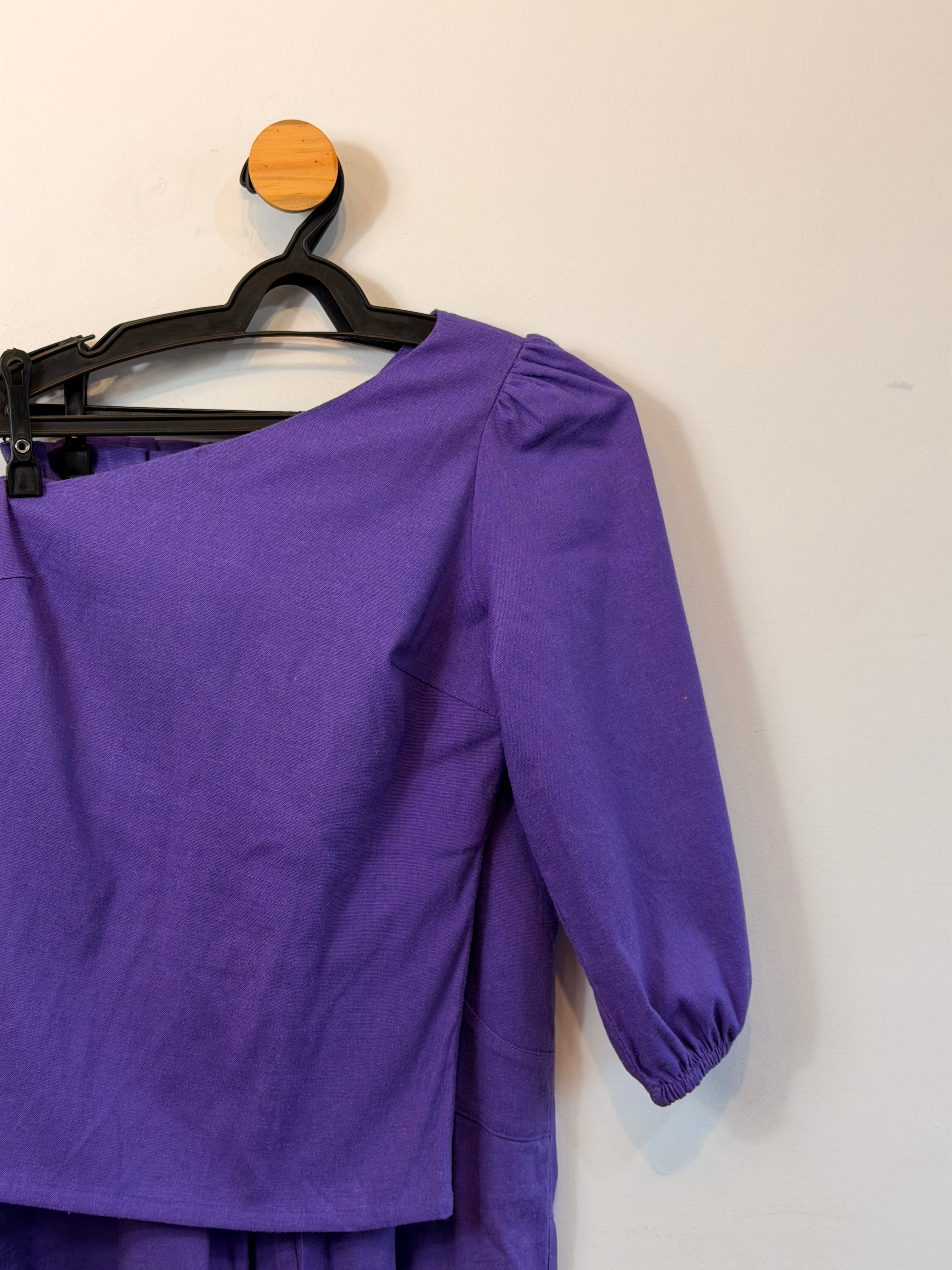 Conjunto Roxo Linho Amê