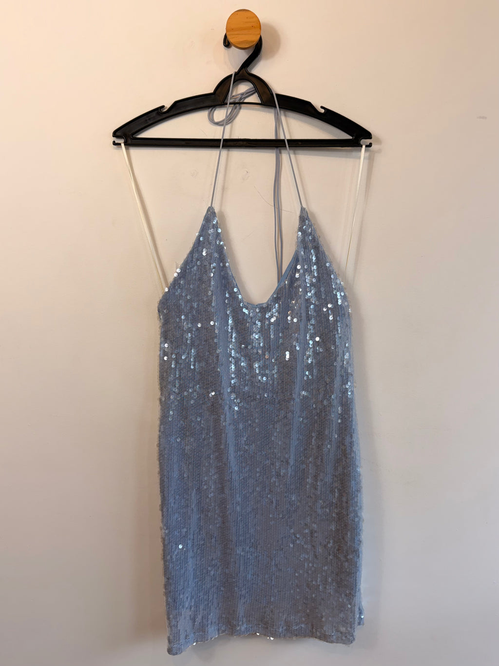 Vestido Paetê Blue