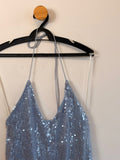 Vestido Paetê Blue