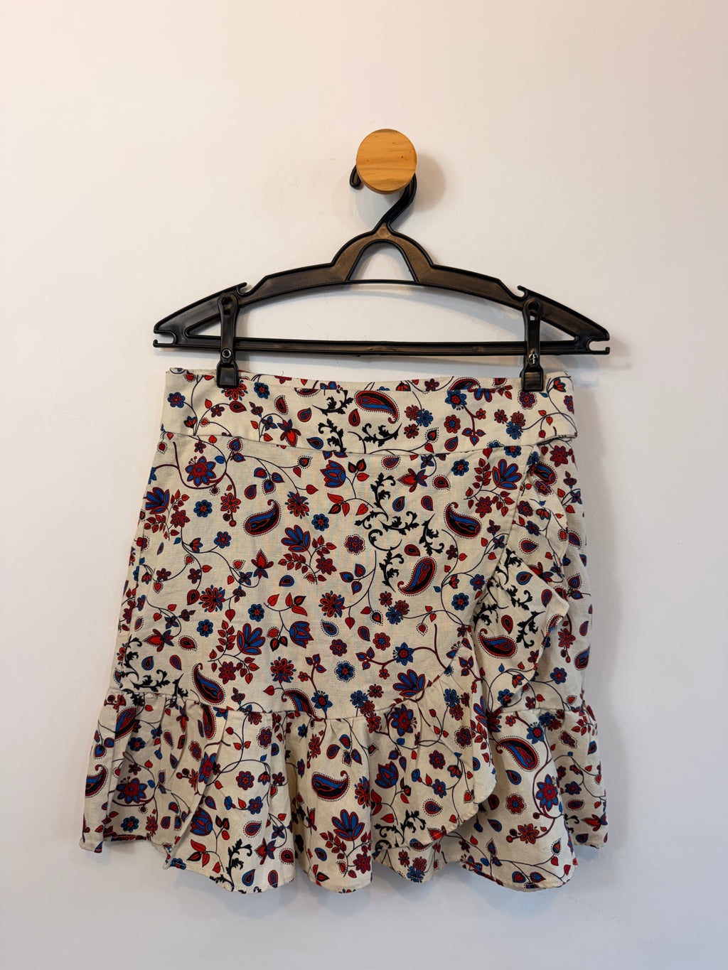 Saia Estampa Floral Zara