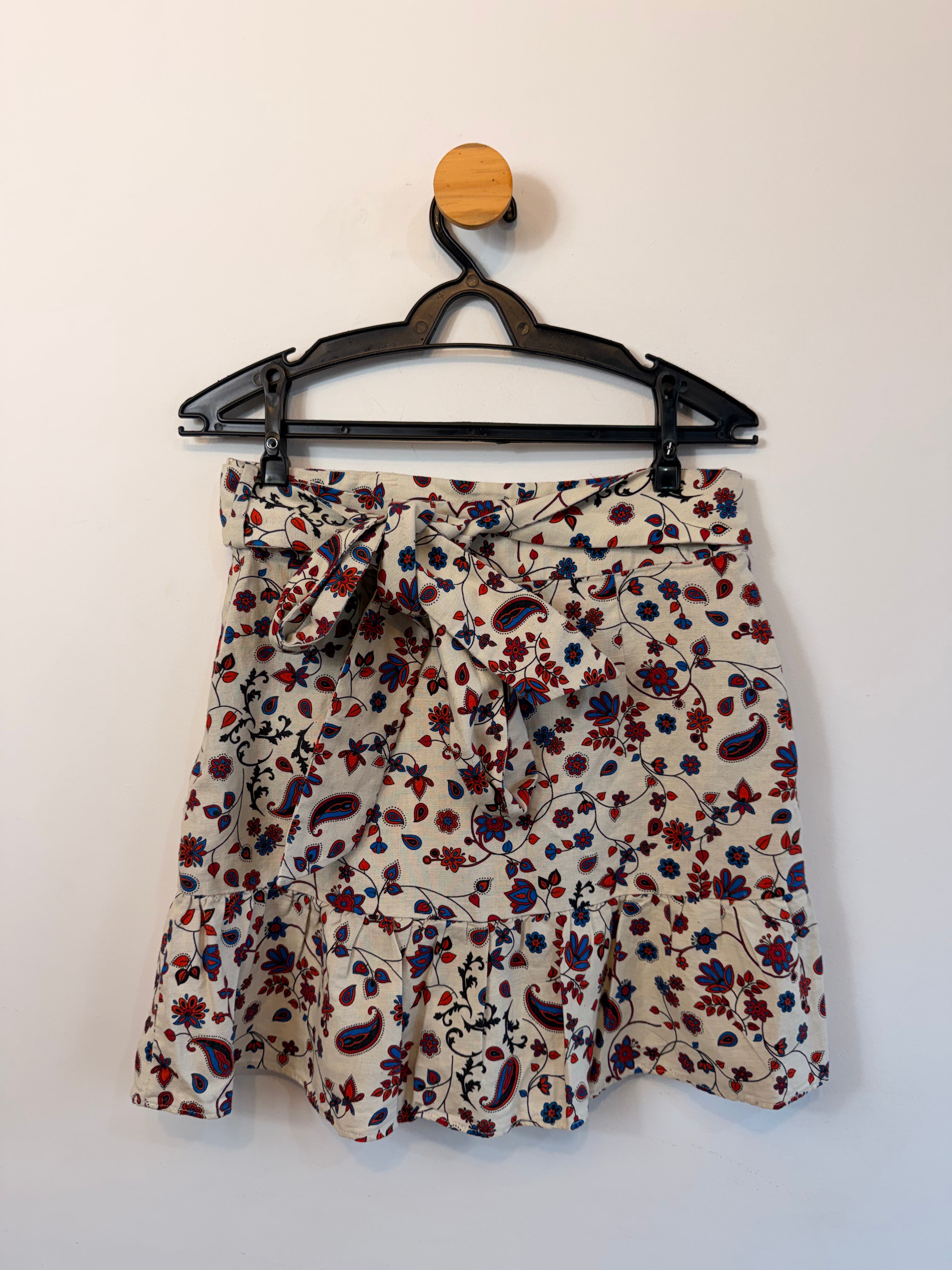 Saia Estampa Floral Zara