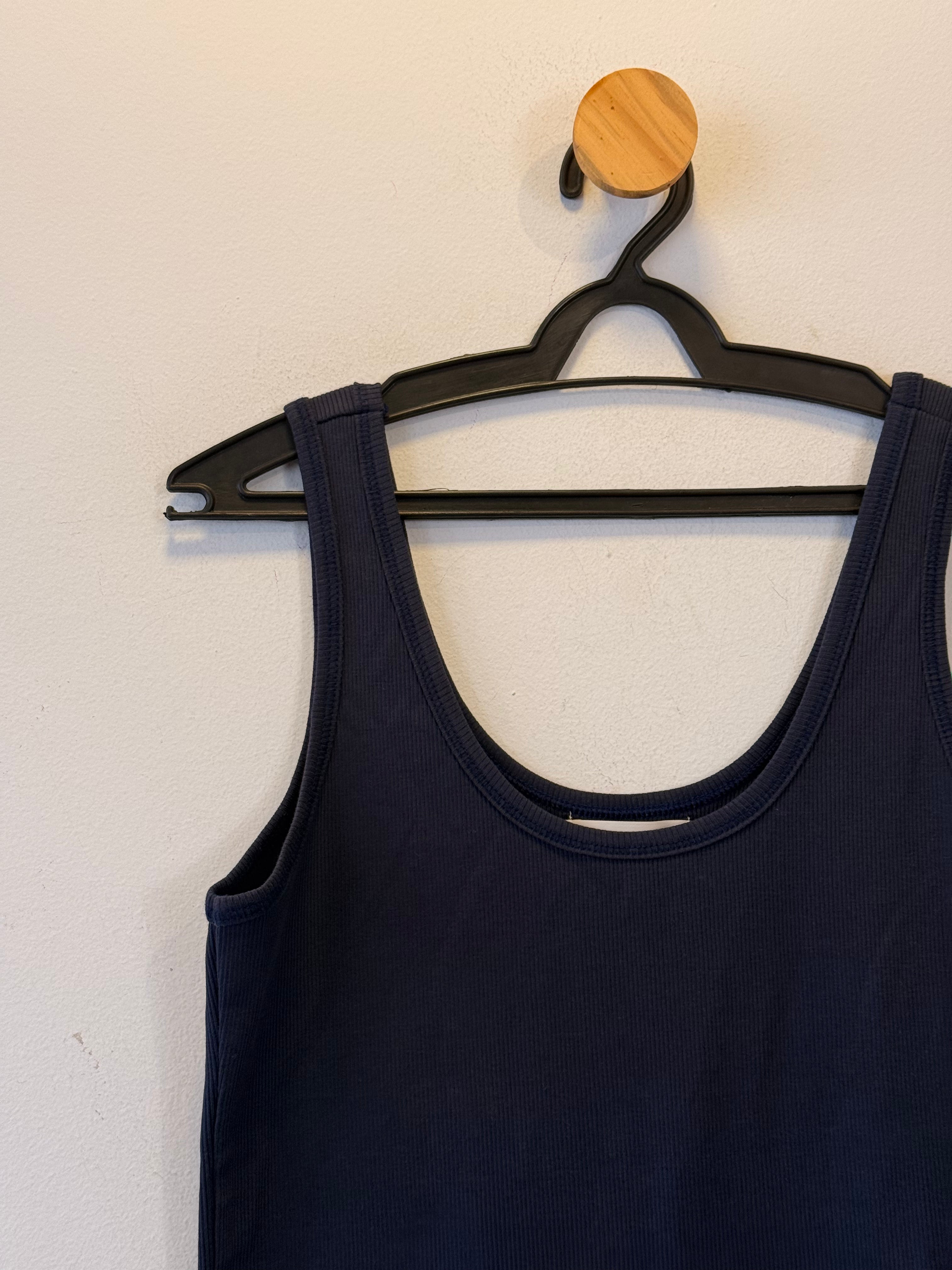 Regata Azul Marinho Shoulder