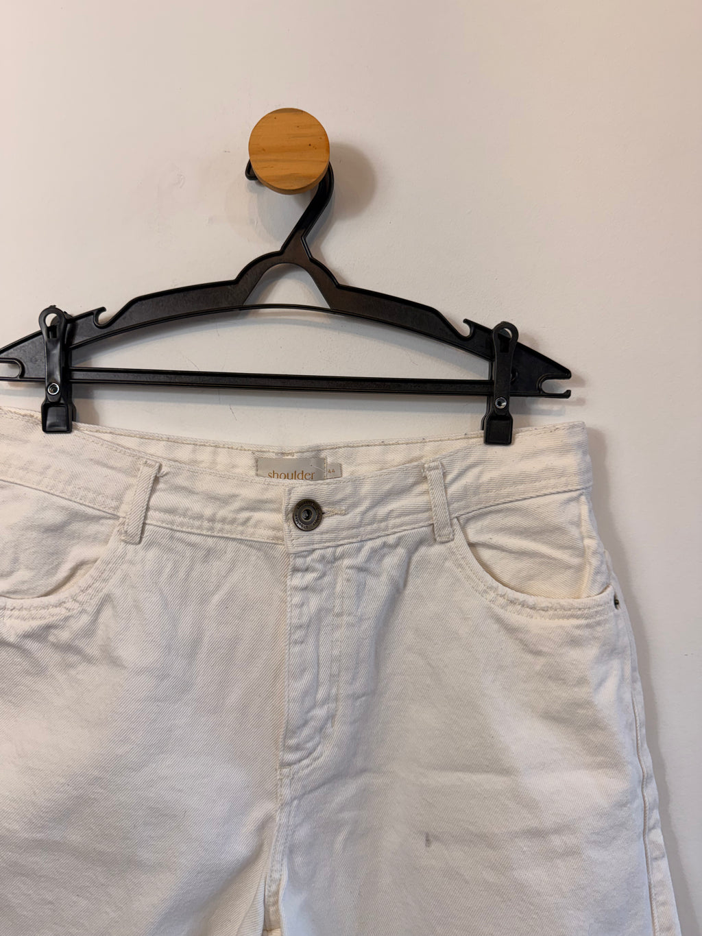 Short Jeans Branco Shoulder