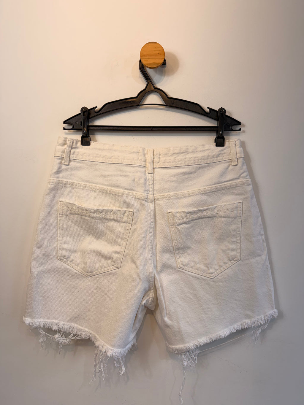 Short Jeans Branco Shoulder