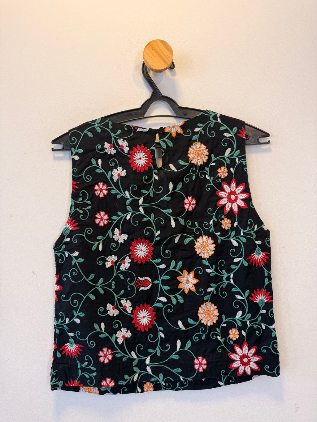 Blusa Bordado Floral Cantão
