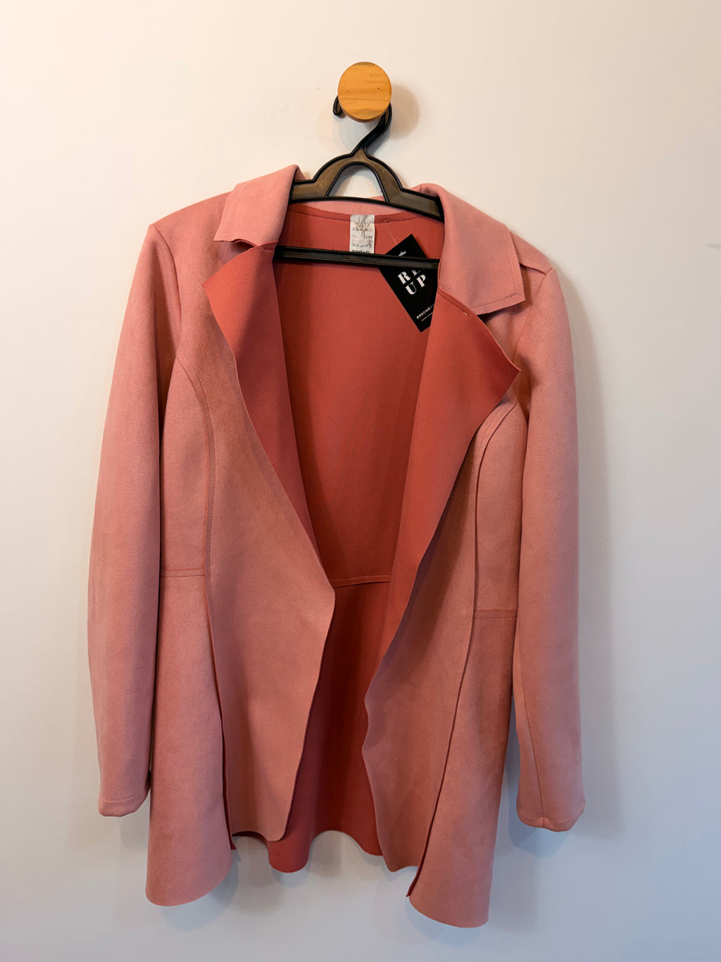 Casaco Rosa Suede
