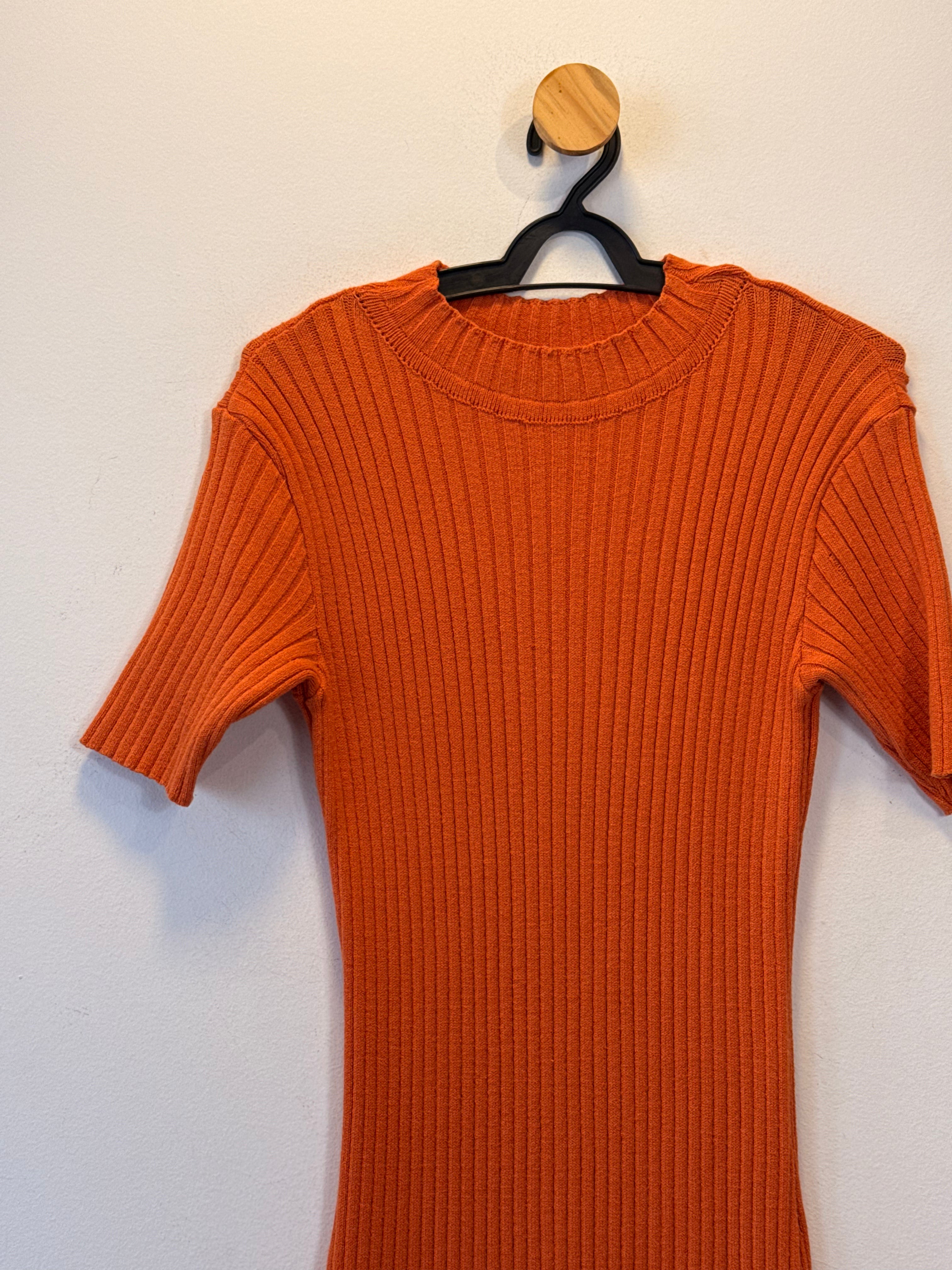 Vestido em Malha Tricot