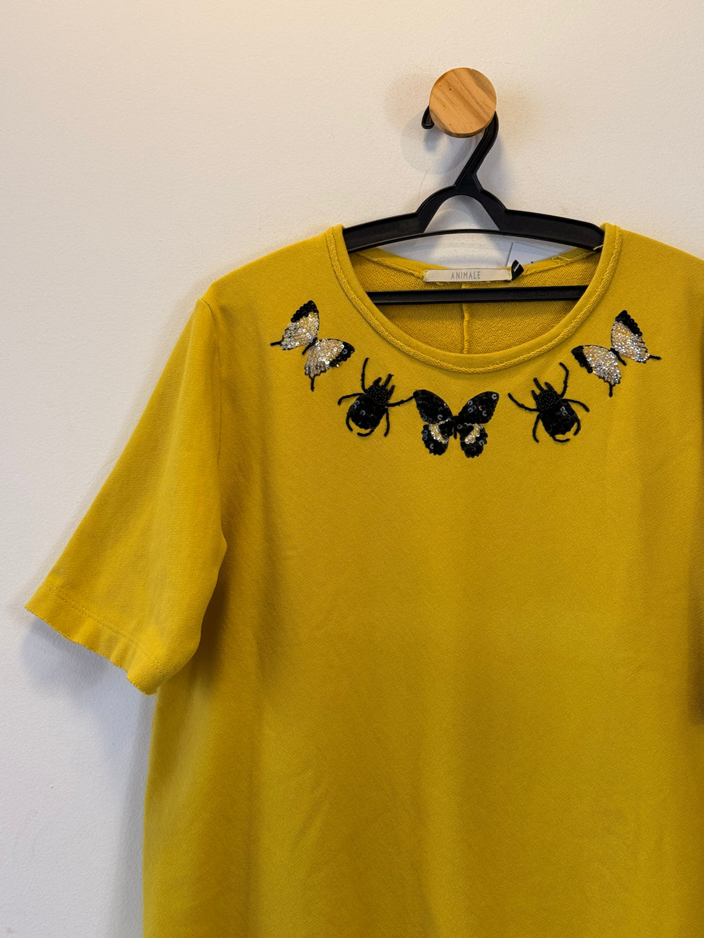 Blusa Bordada Amarela Animale