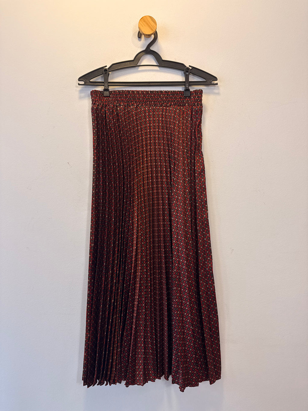 Saia Midi Estampada Zara