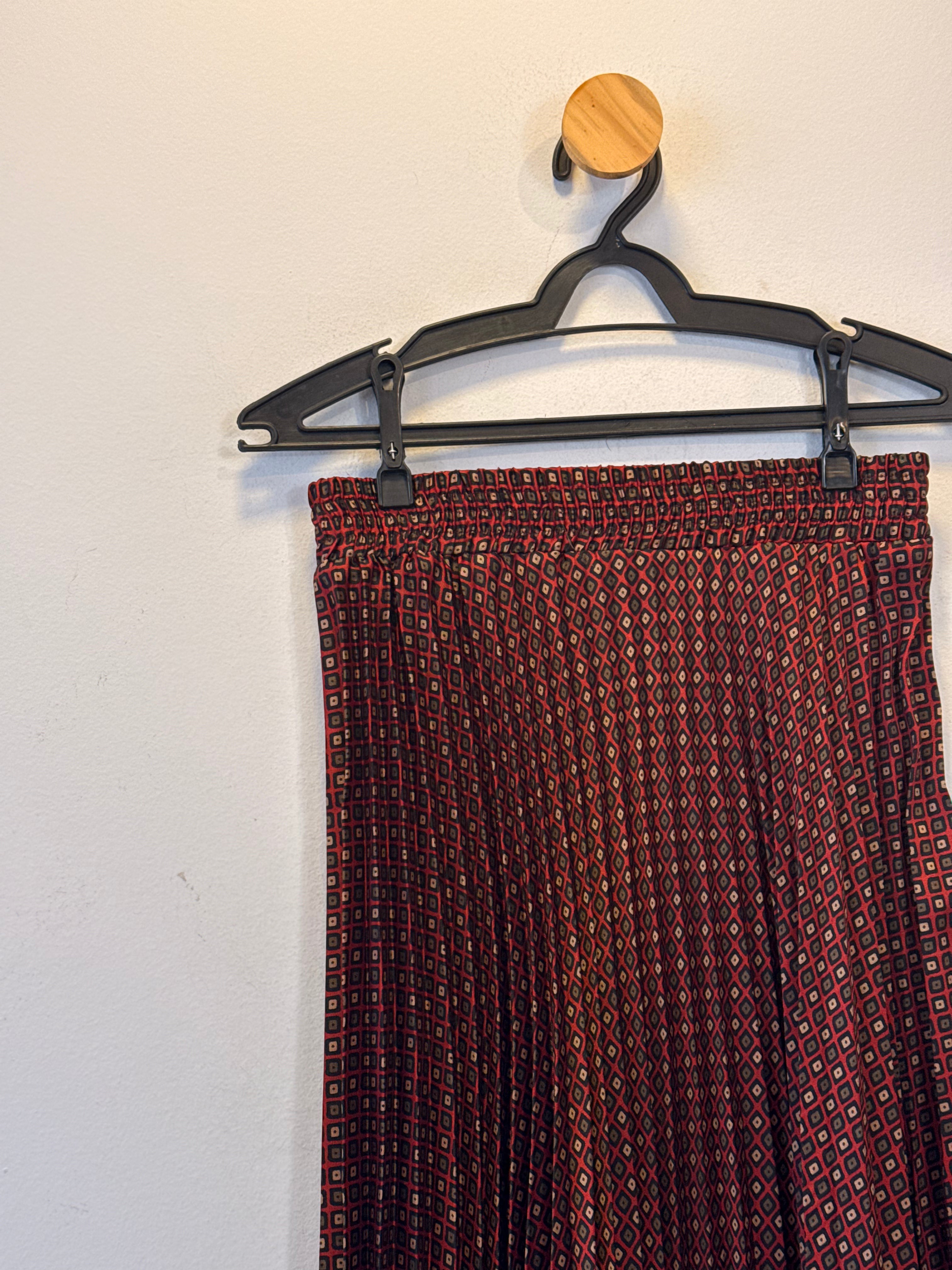 Saia Midi Estampada Zara