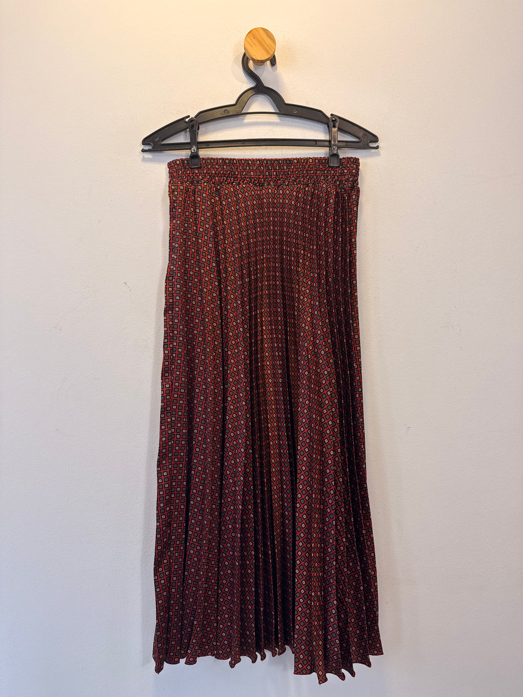 Saia Midi Estampada Zara