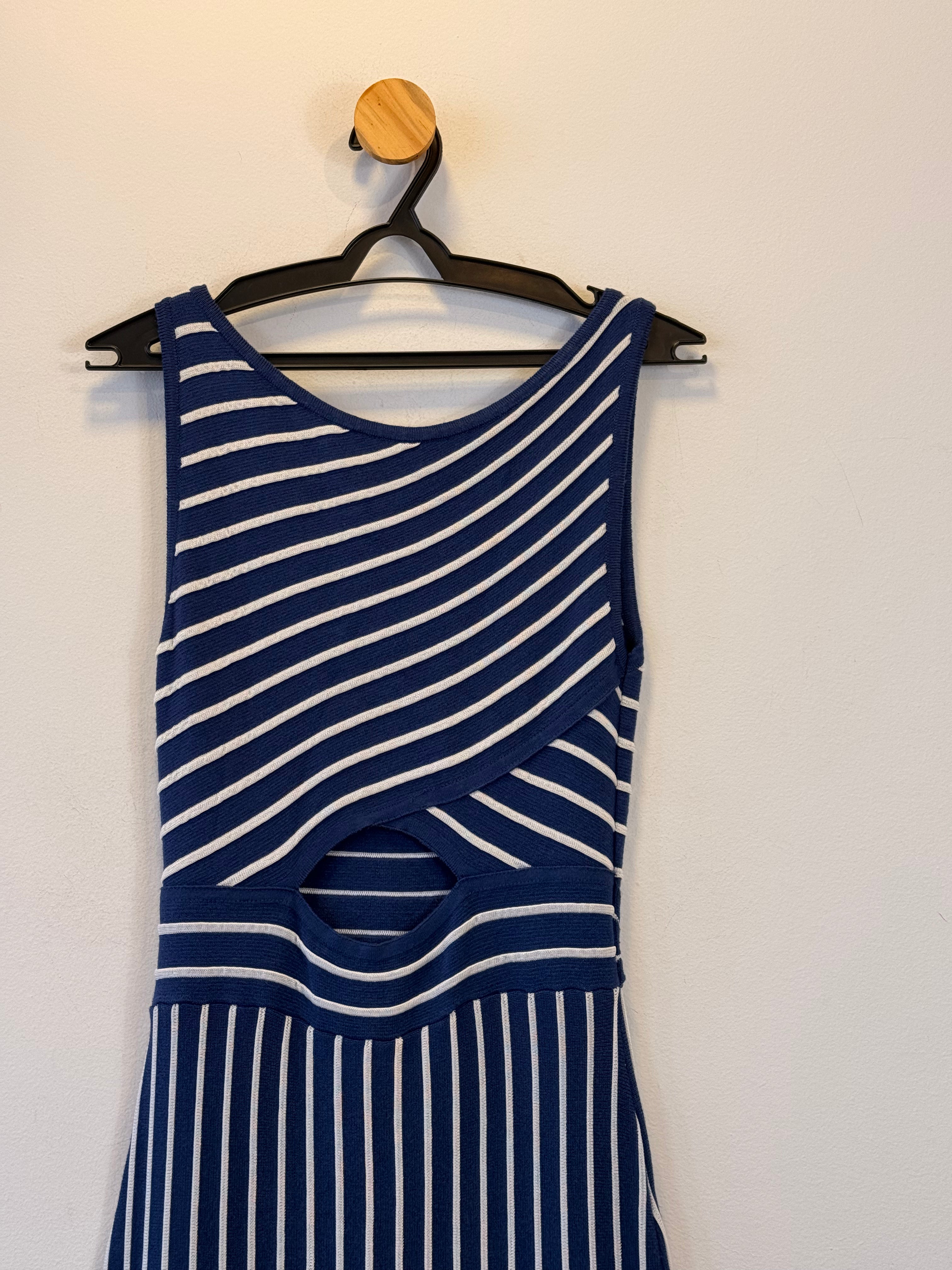 Vestido Listrado Maria Filó