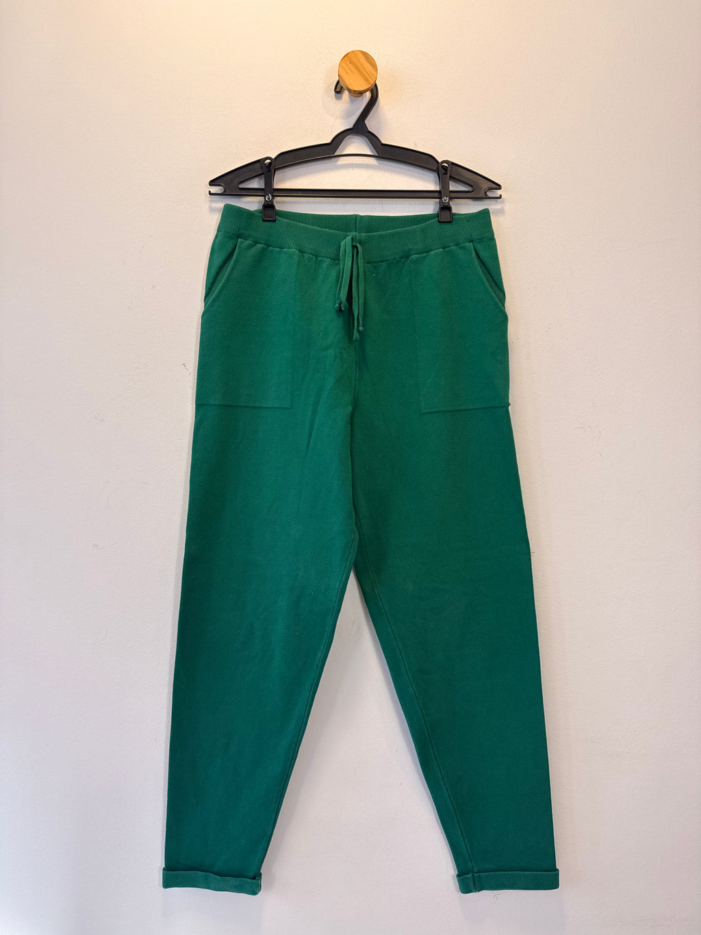 Calça Verde em Malha Anselmi