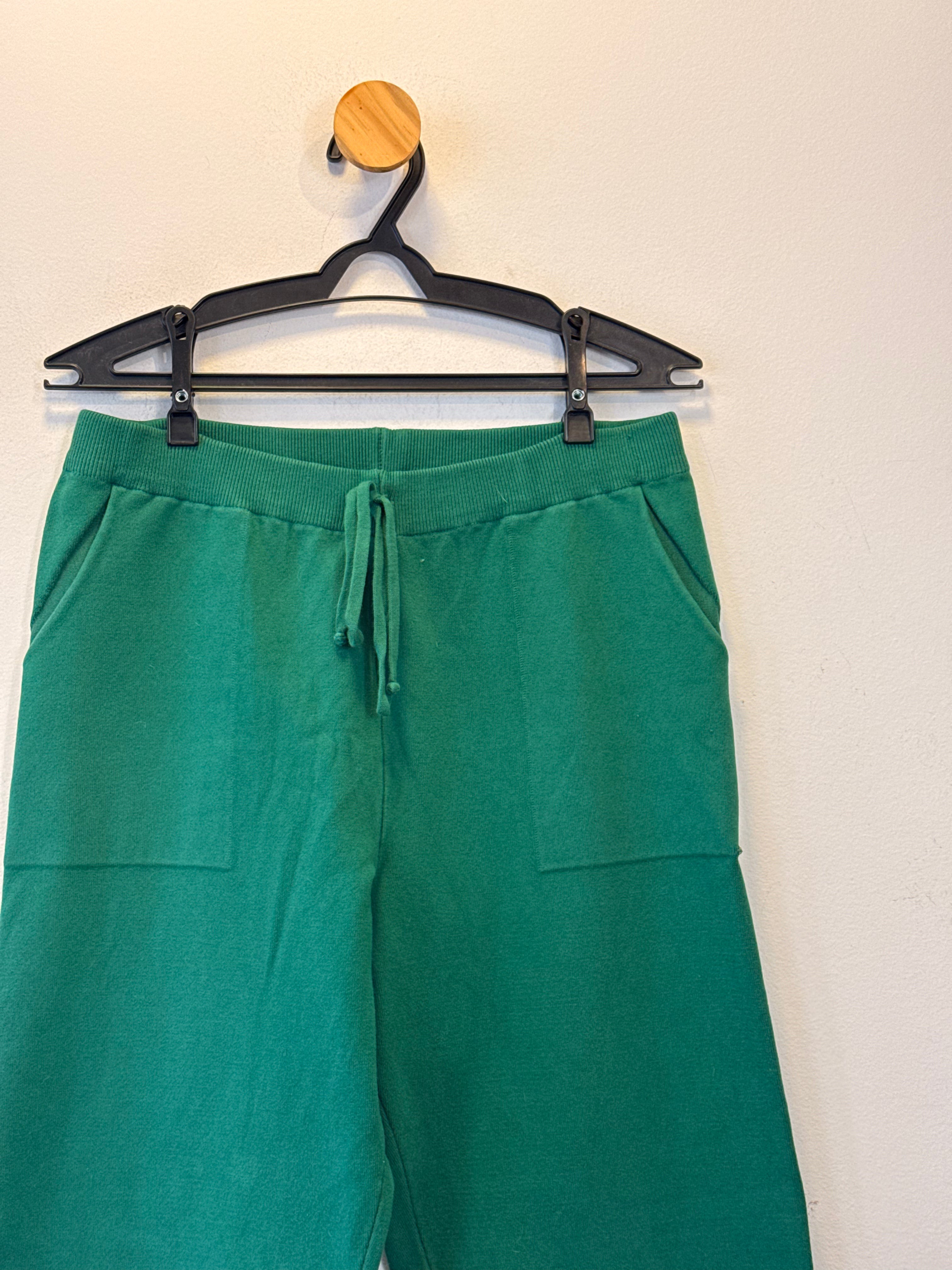Calça Verde em Malha Anselmi