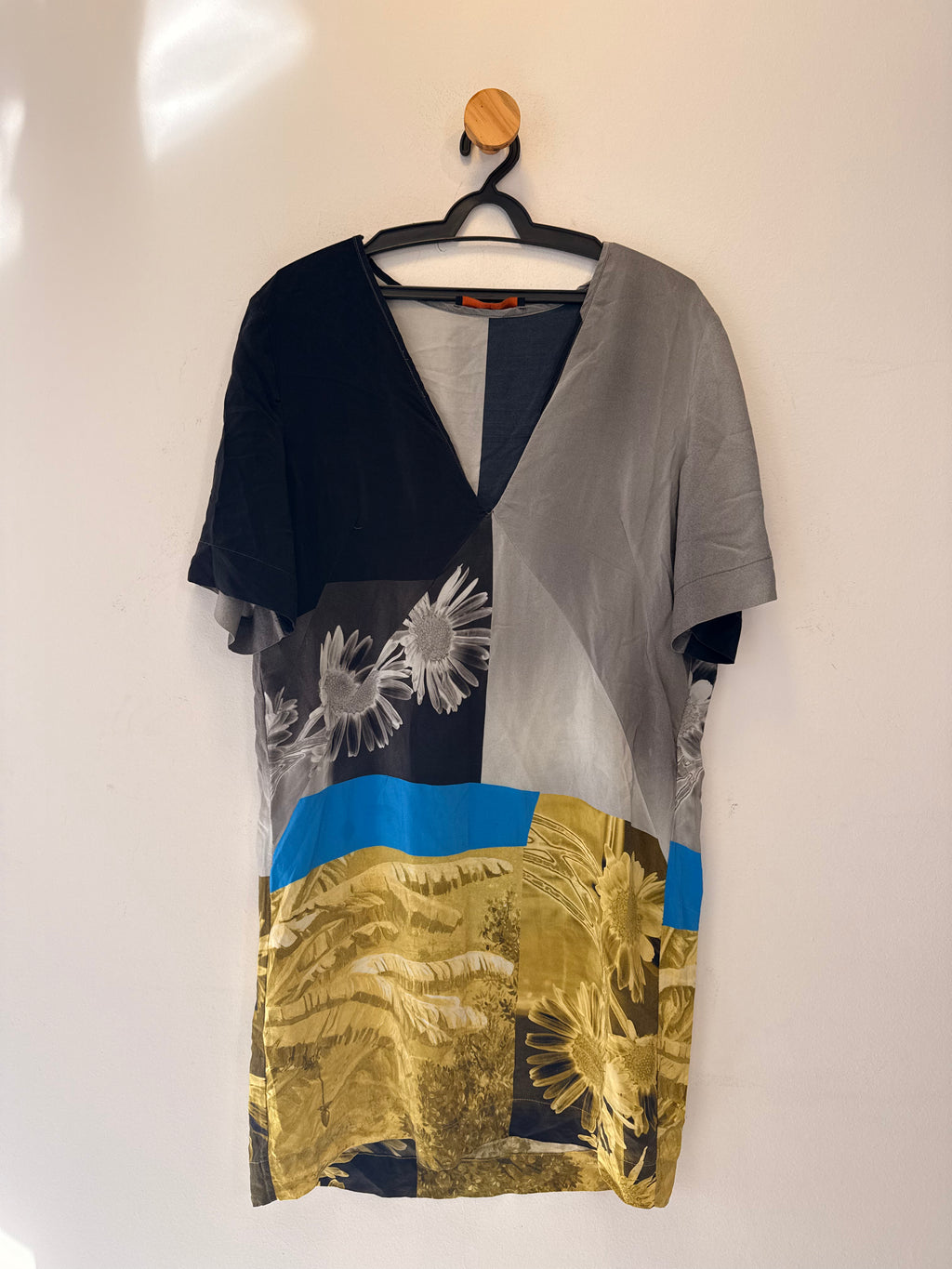 Vestido em Seda Animale