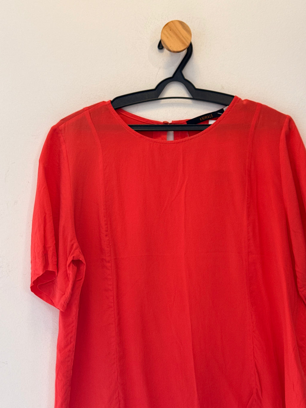 Blusa Vermelha em Seda Animale