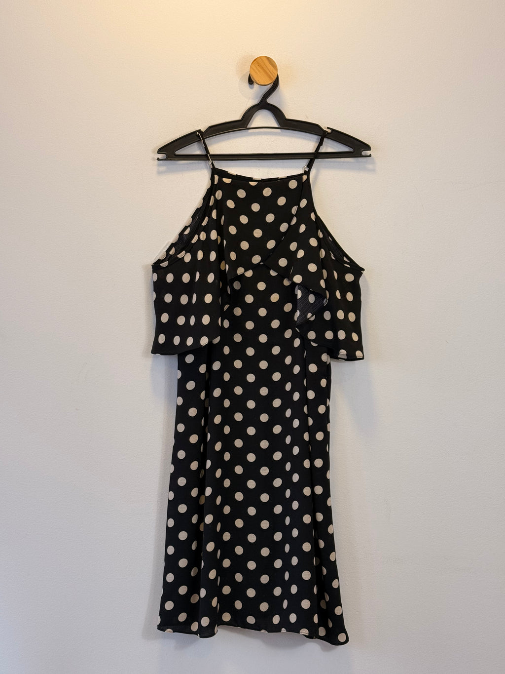 Vestido Poá Preto
