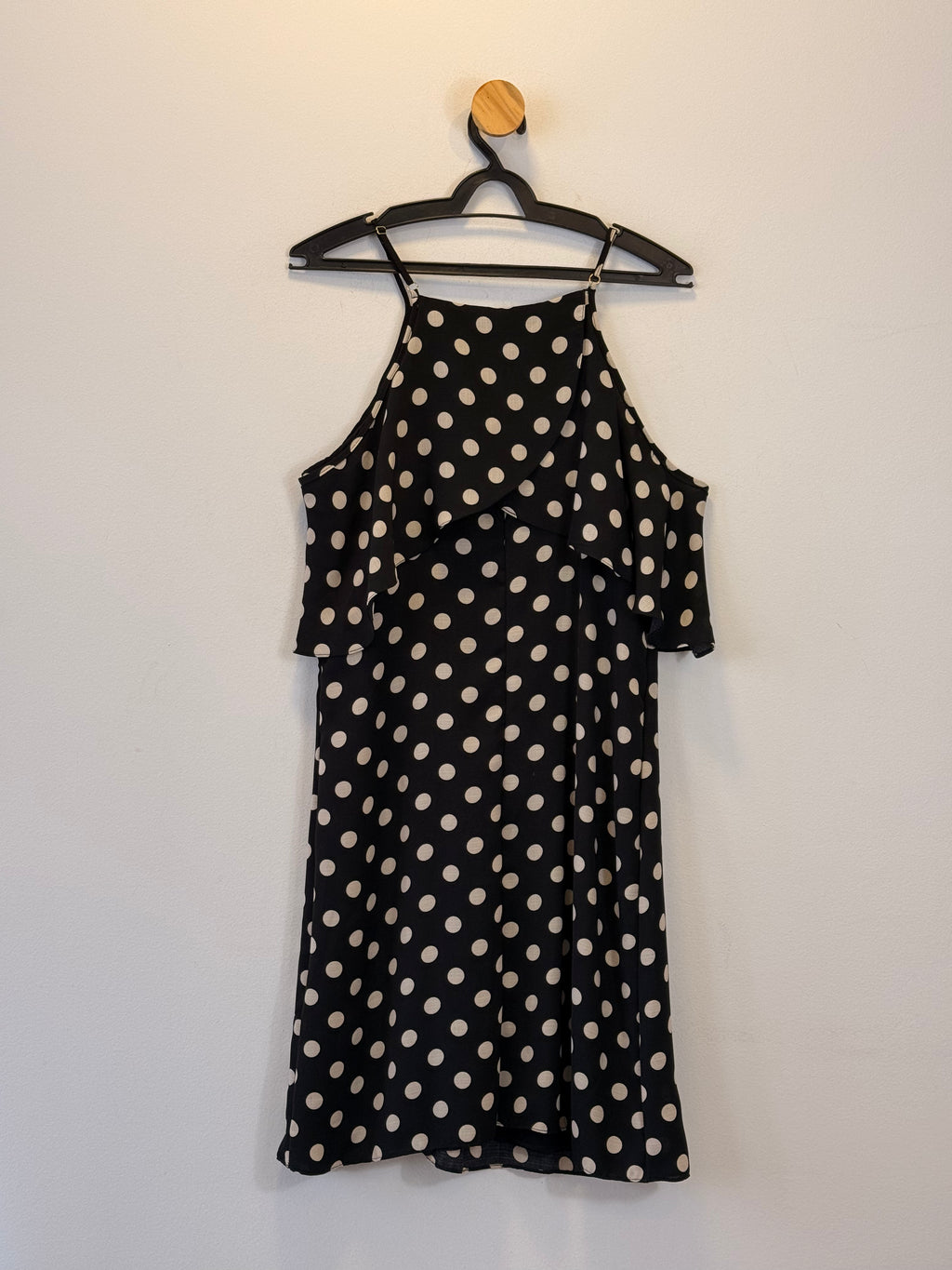 Vestido Poá Preto