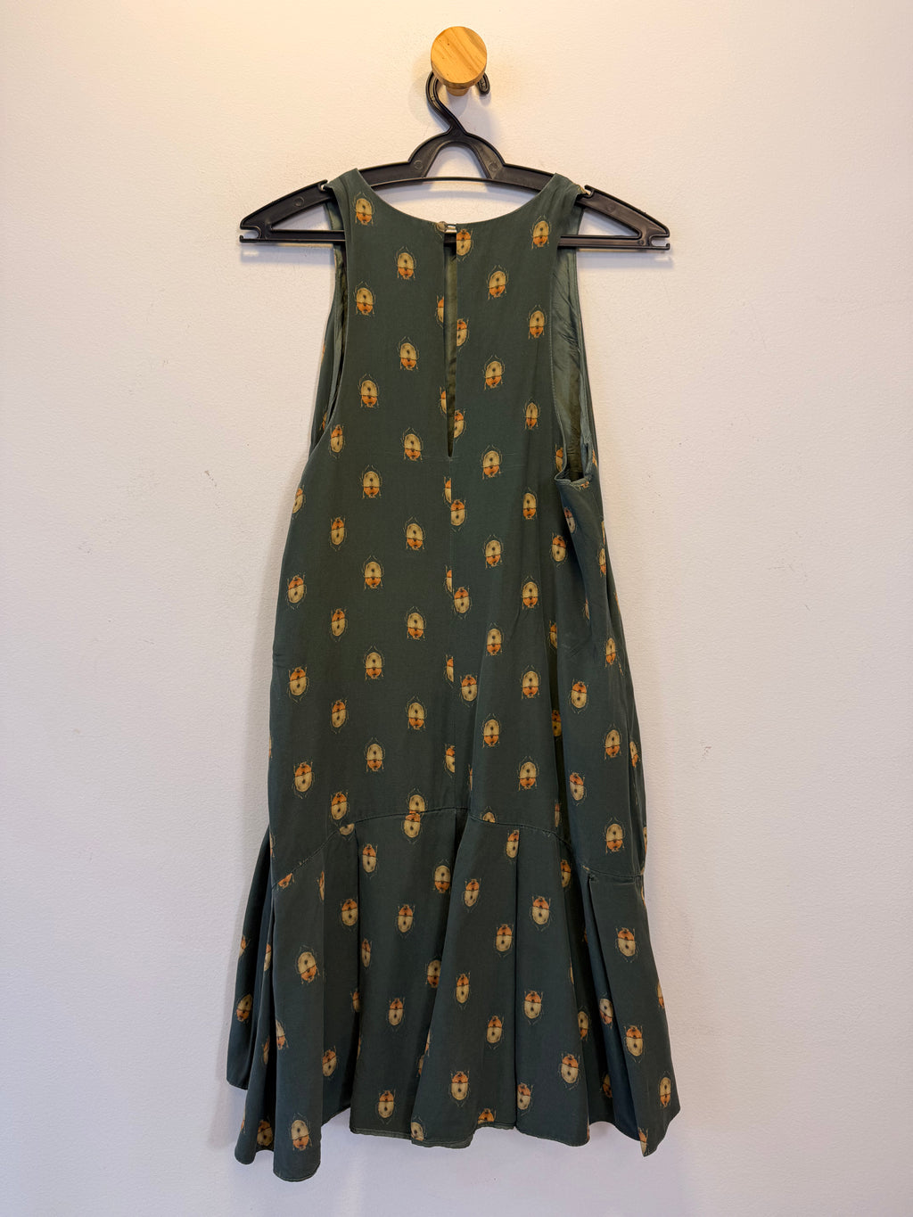 Vestido em Seda Animale