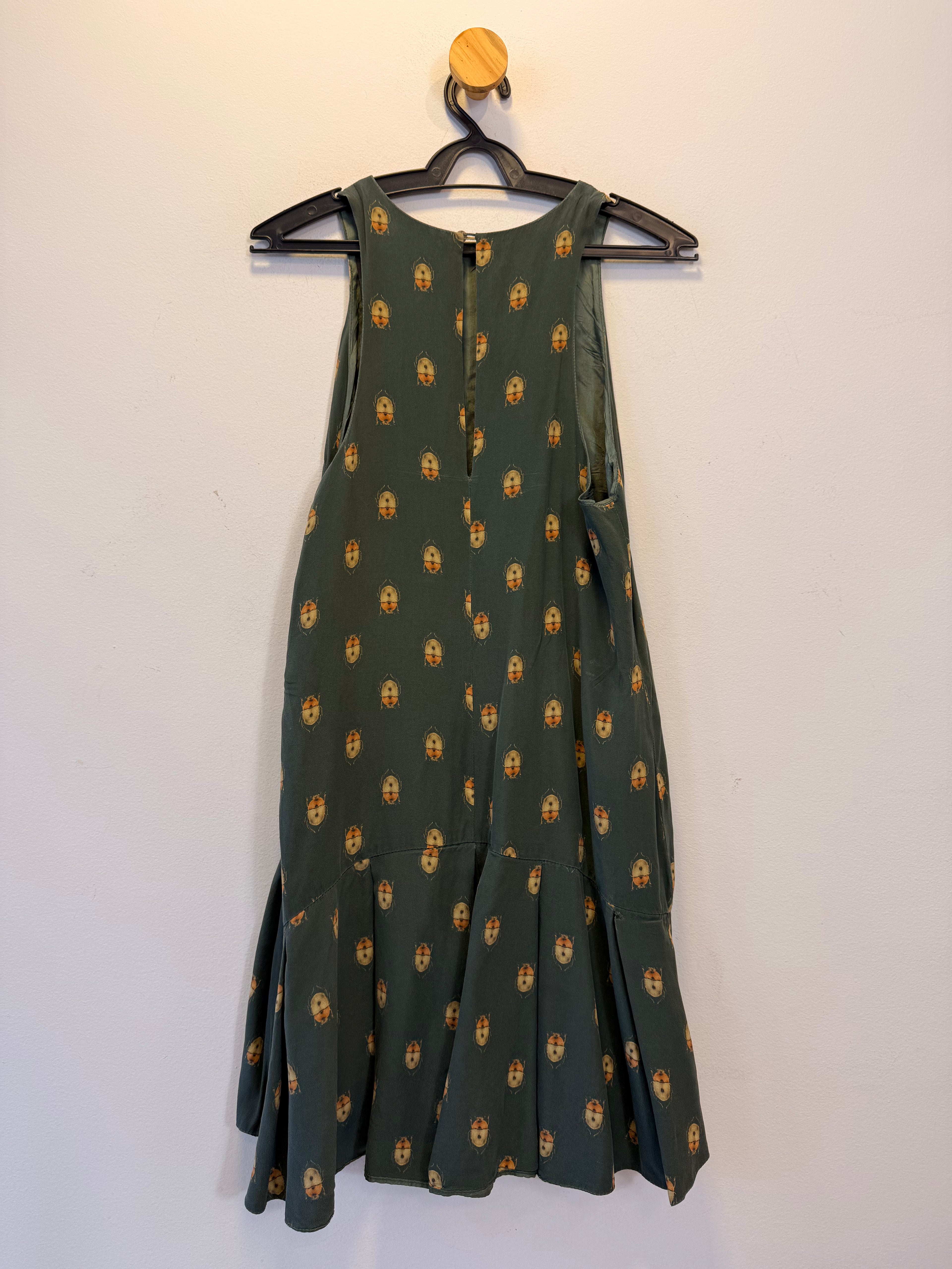 Vestido em Seda Animale