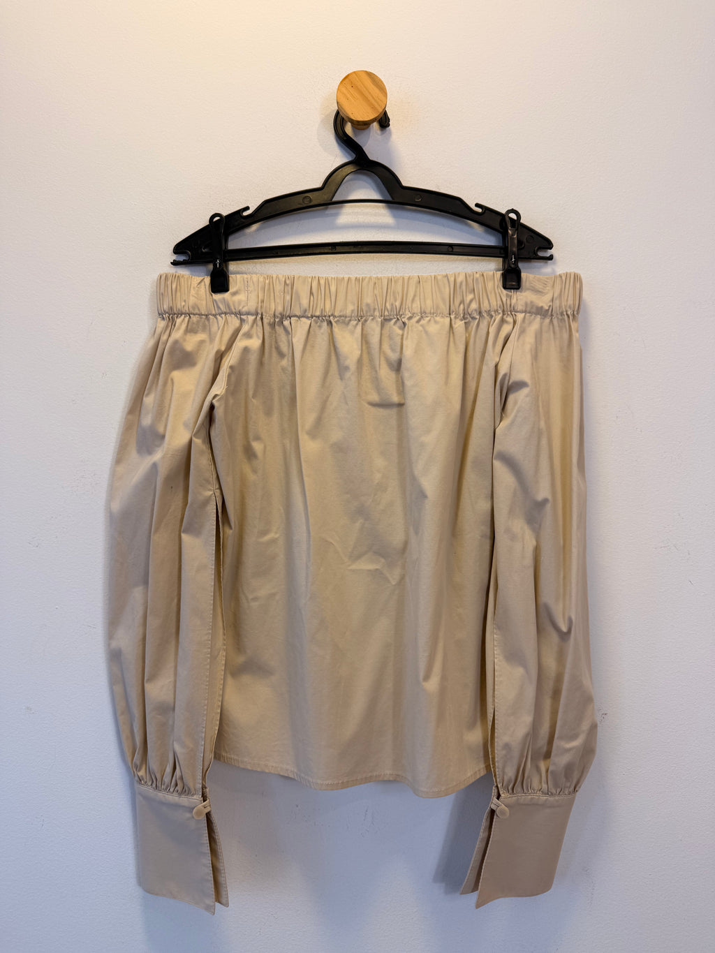 Blusa Ombro a Ombro Bege
