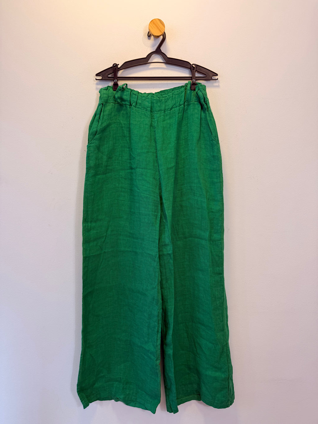 Calça Verde em Linho