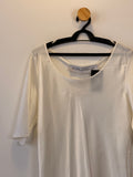 Blusa Branca de Seda Gloria Coelho