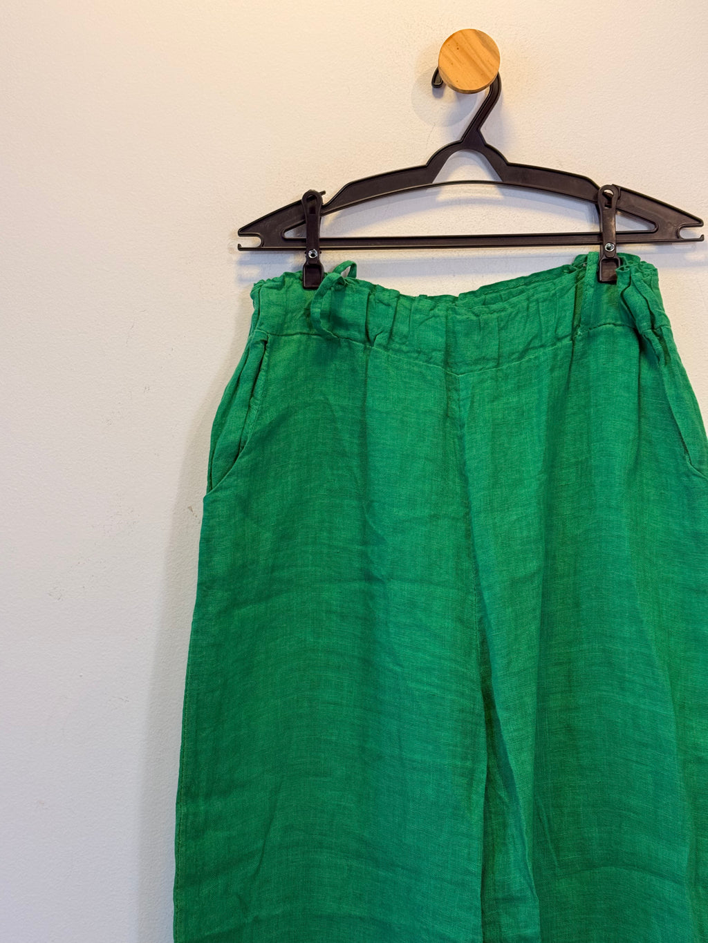 Calça Verde em Linho
