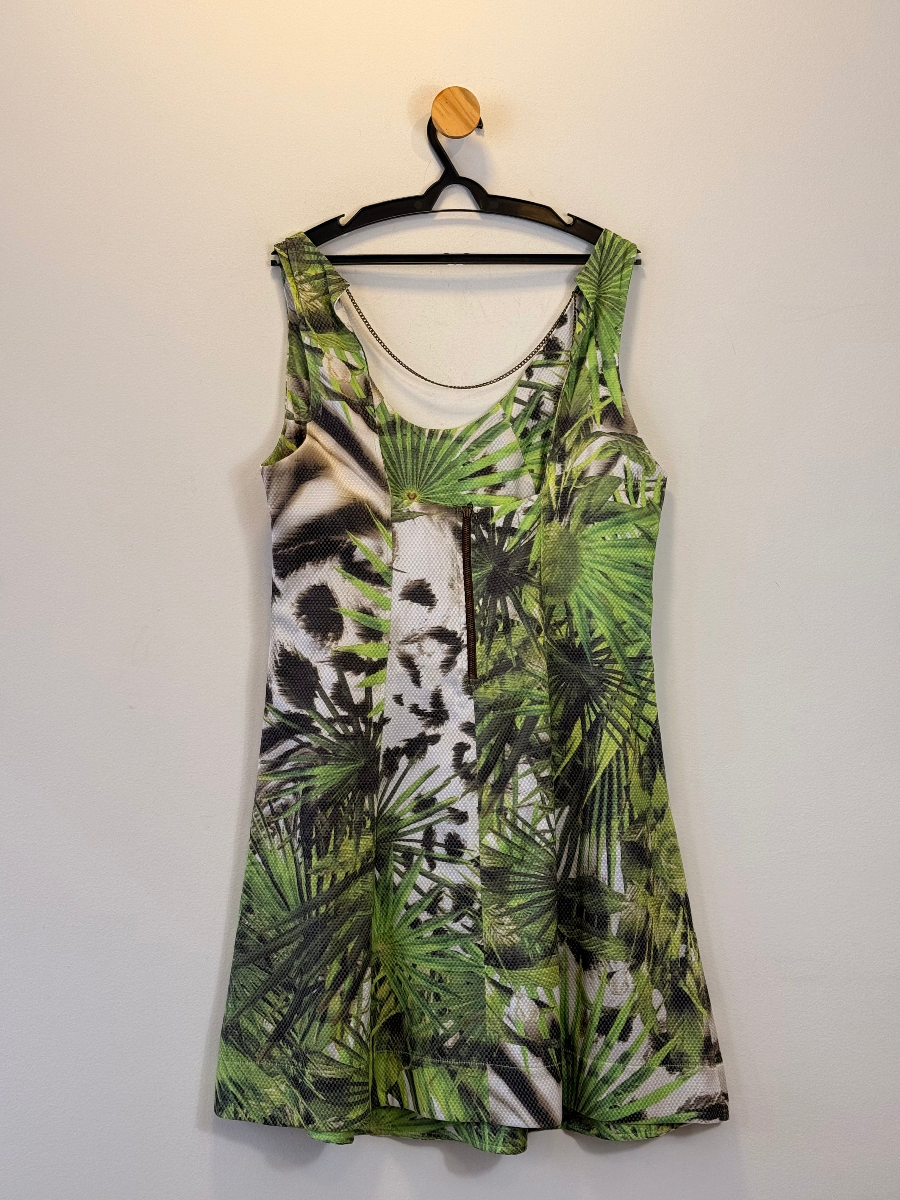 Vestido Estampa Mista