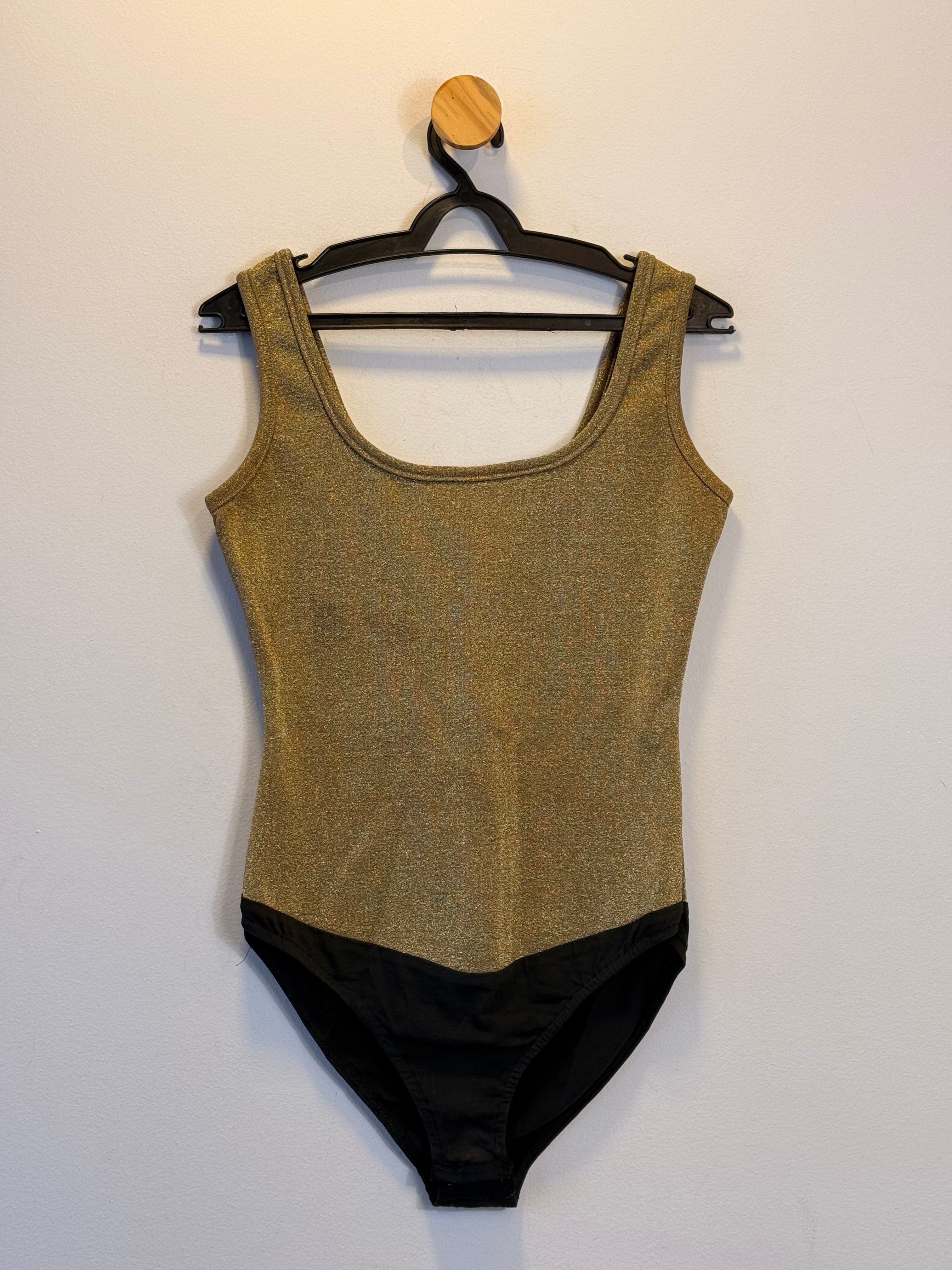 Body Dourado Lurex