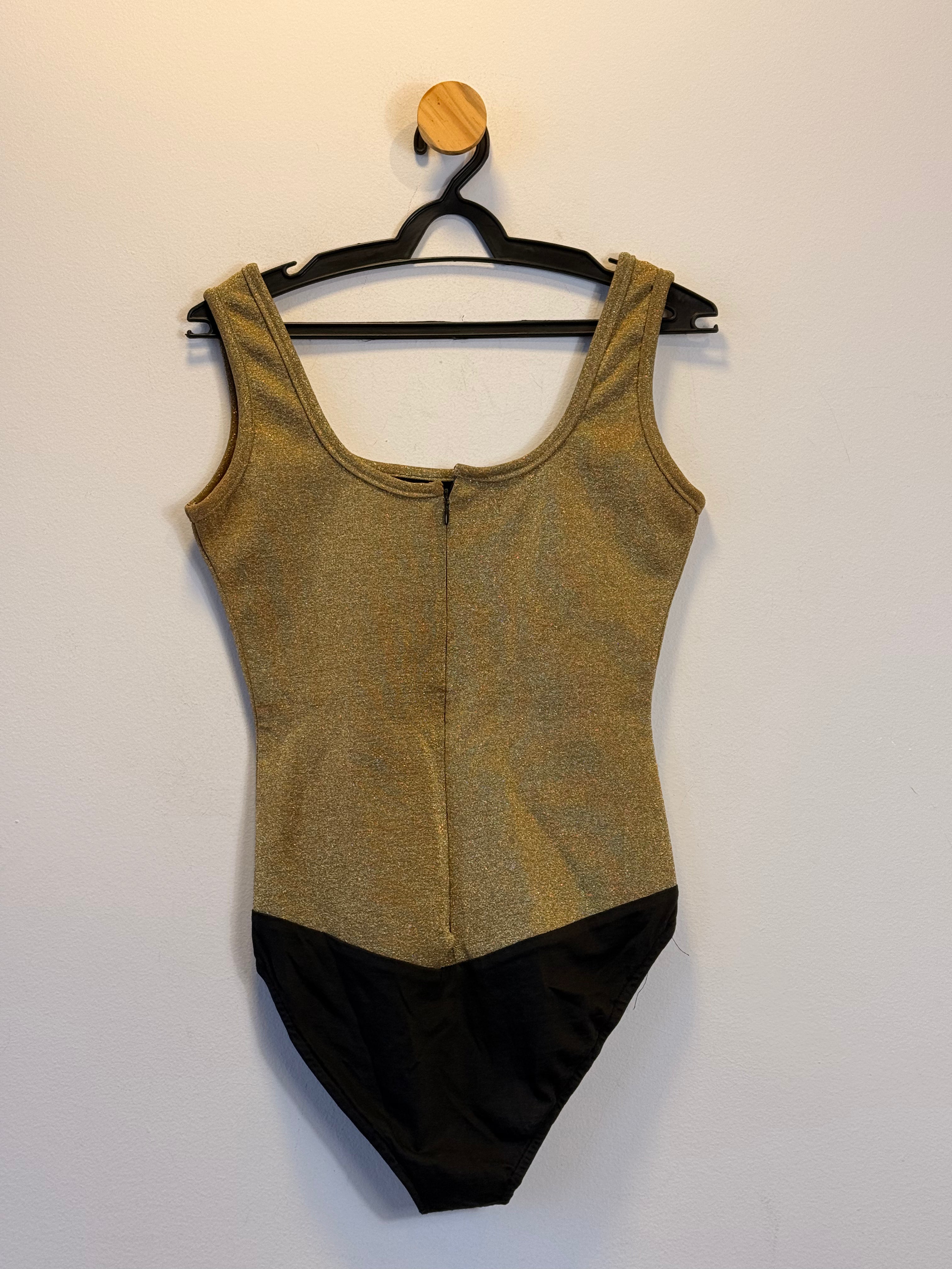 Body Dourado Lurex