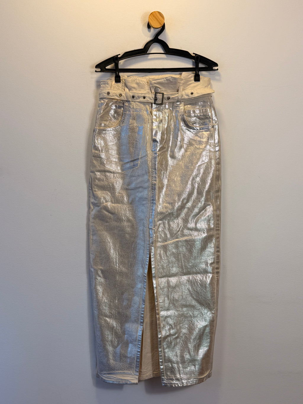 Calça Jeans Prata Zara