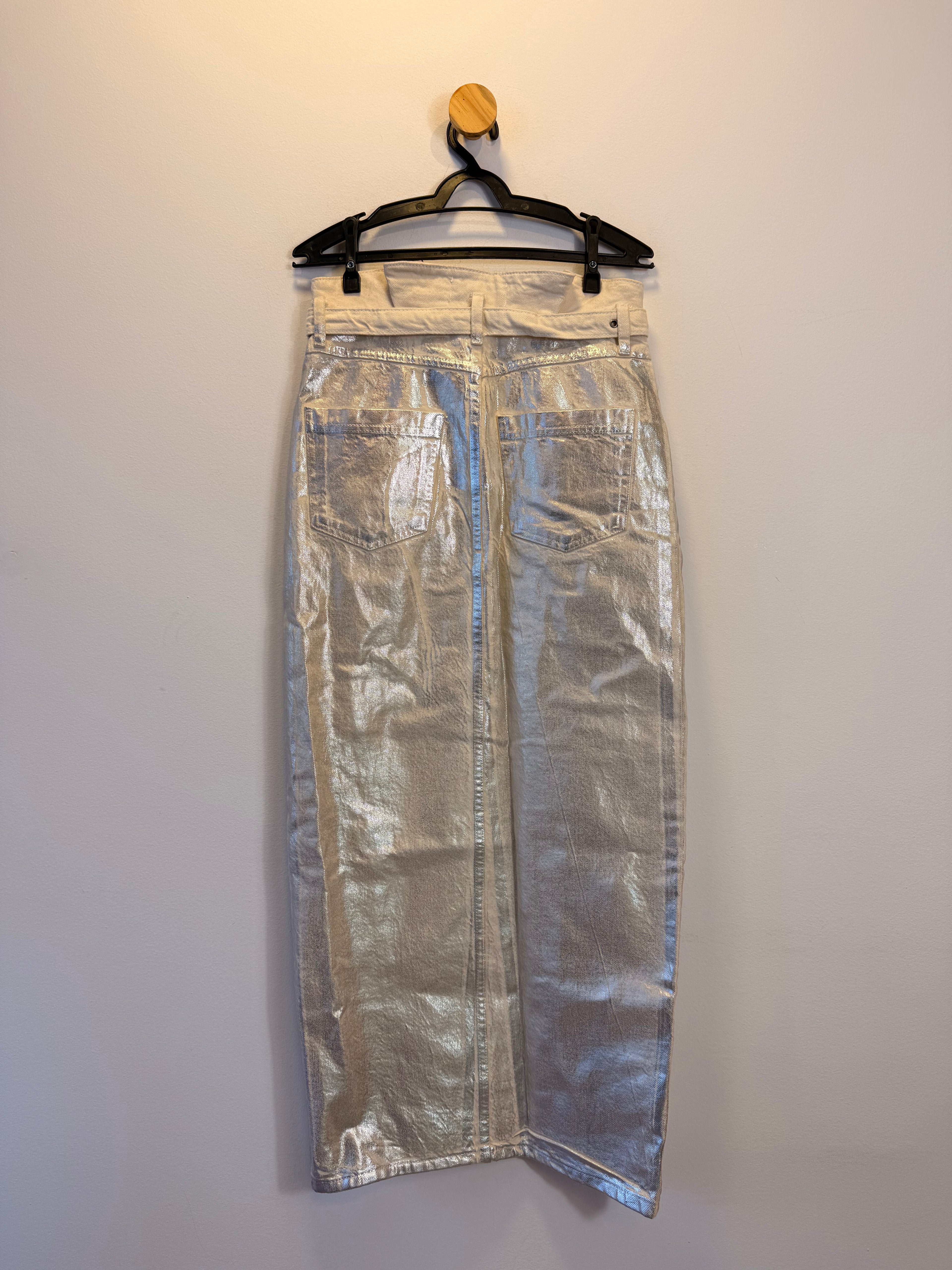 Calça Jeans Prata Zara