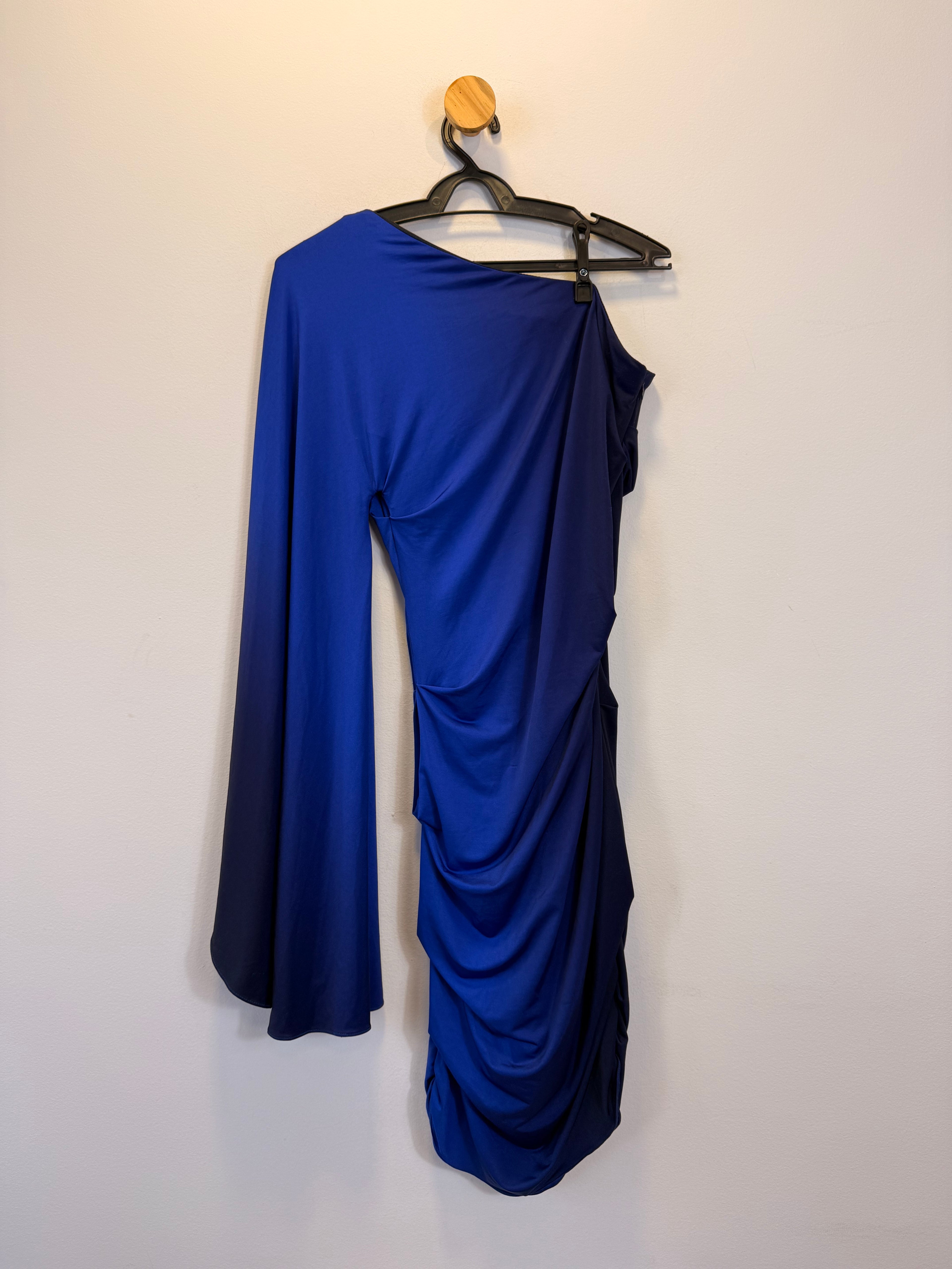 Vestido Azul Assimétrico Betsy & Adam