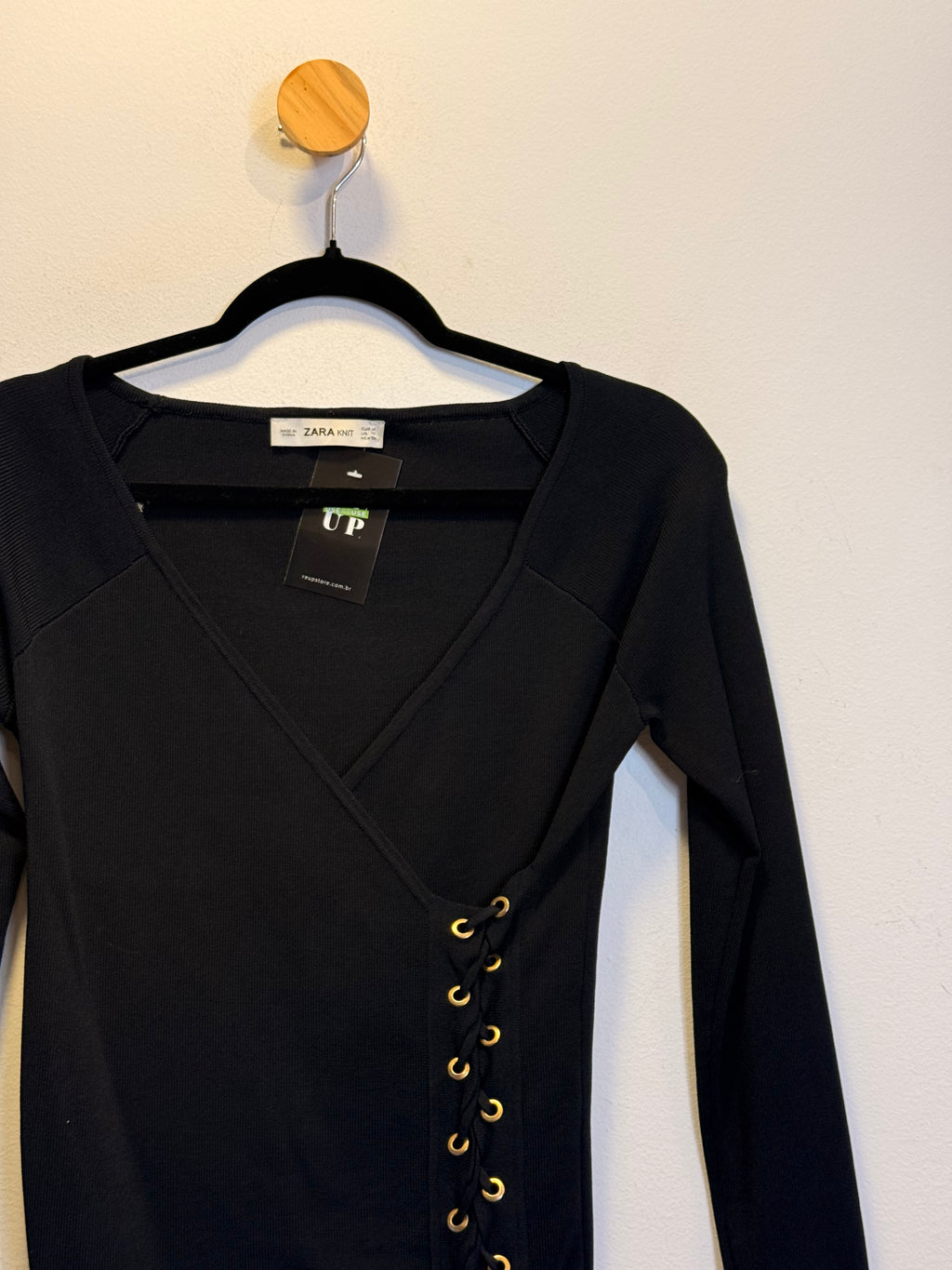 Blusa Preta Zara