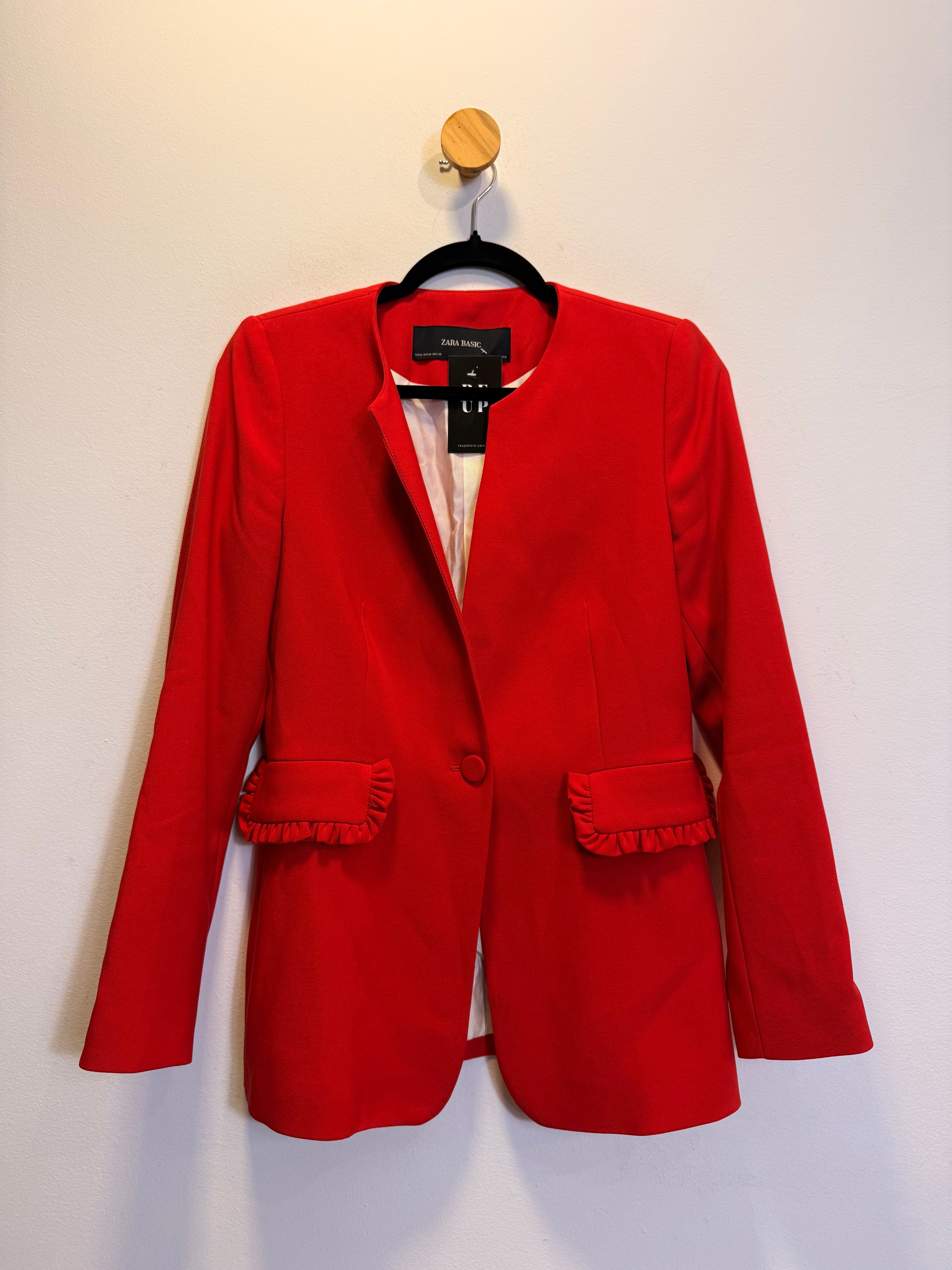 Blazer Vermelho Zara