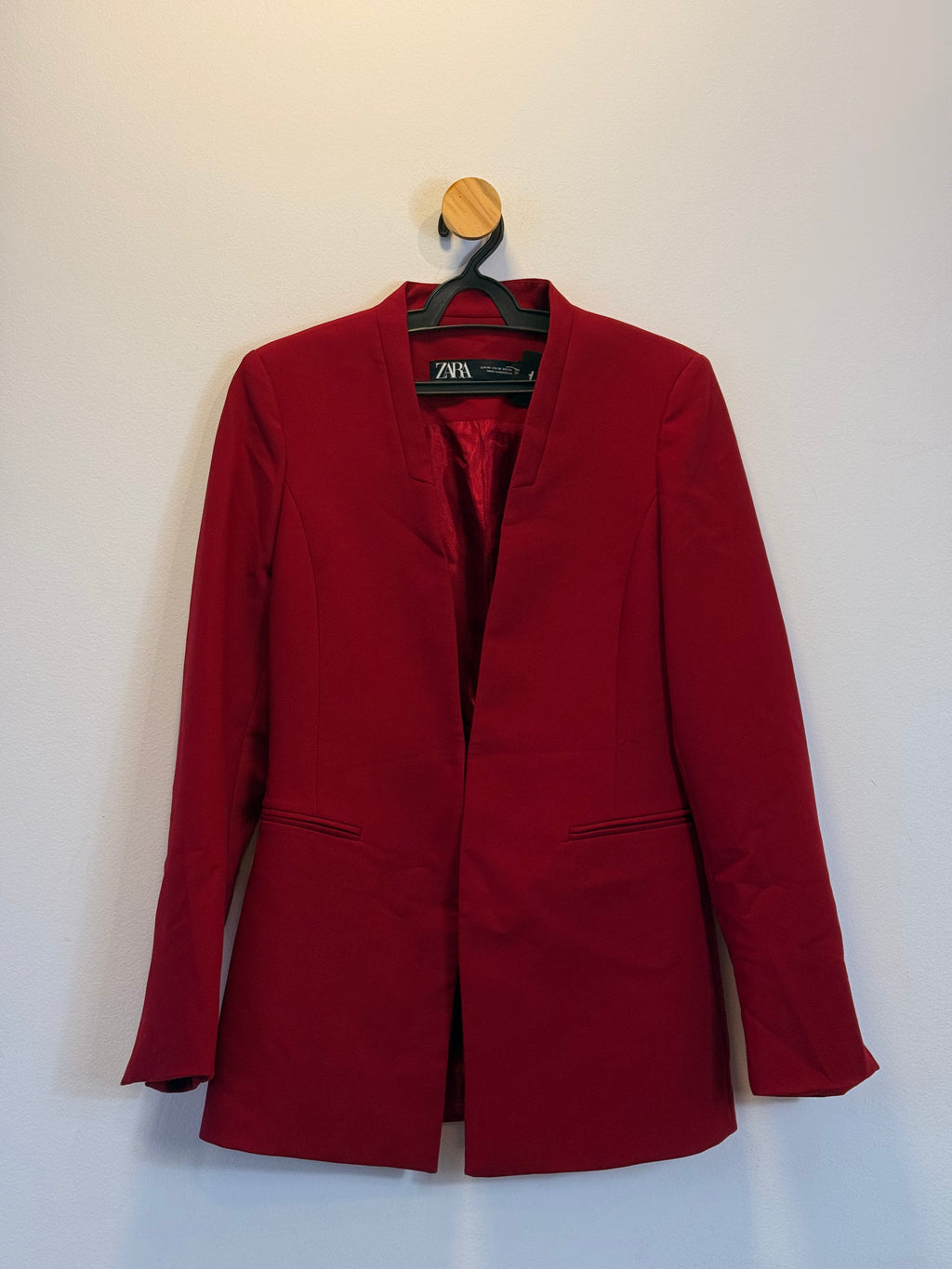 Blazer Vermelho Zara