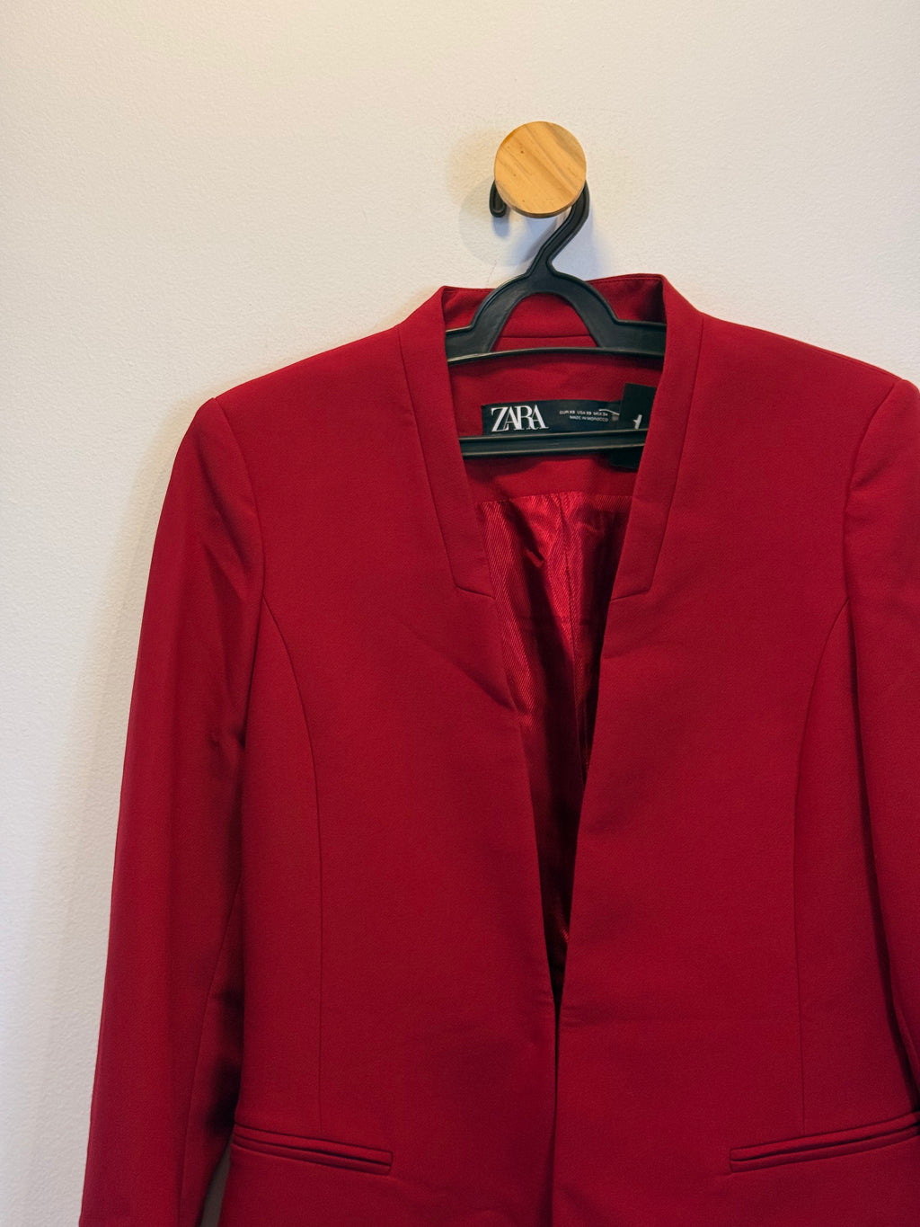 Blazer Vermelho Zara