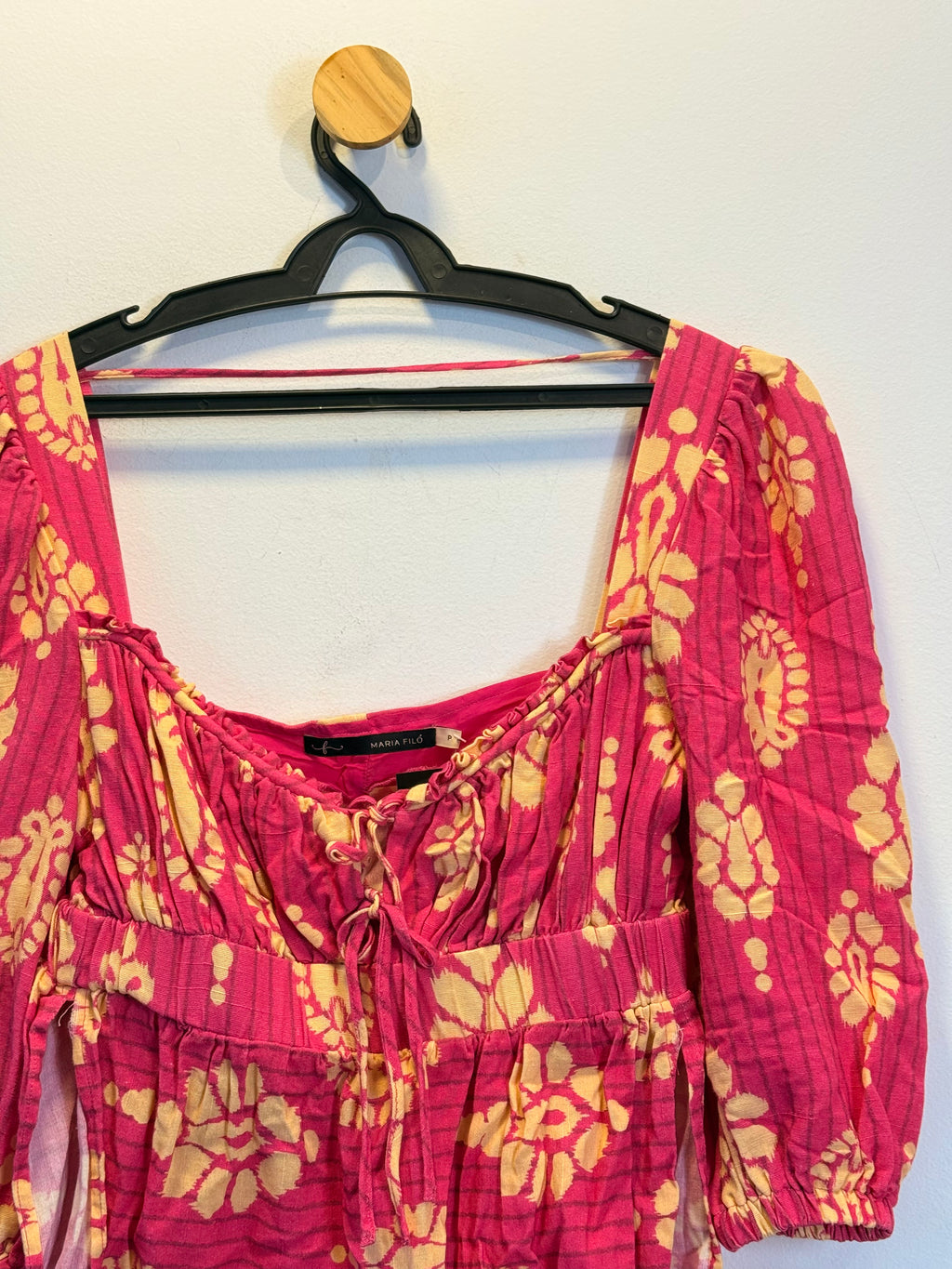 Blusa Cropped Estampada Maria Filó