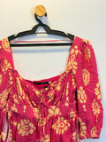 Blusa Cropped Estampada Maria Filó